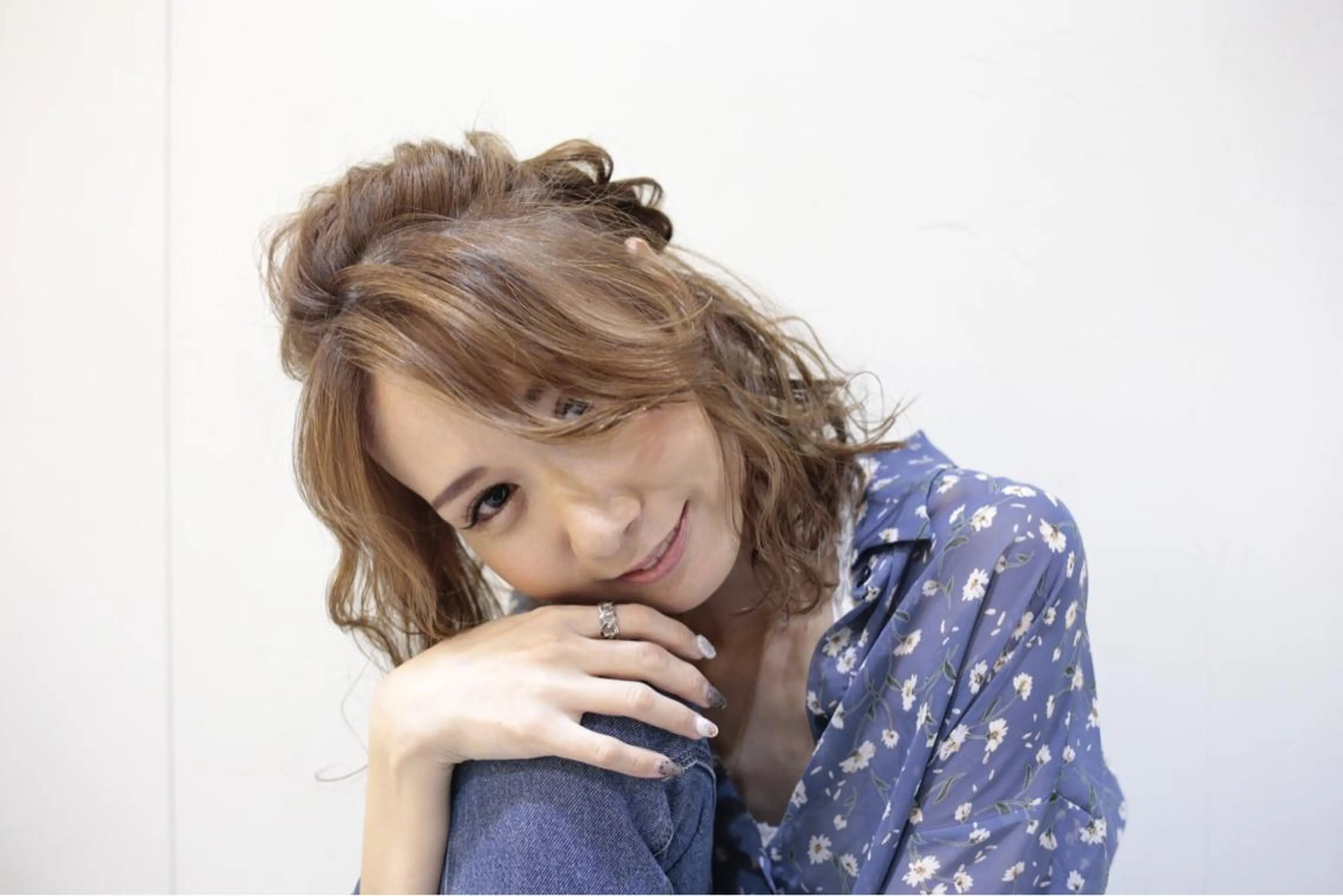 ミディアム カラー ヘアアレンジ Lien by hair所属・宮崎 睦のヘアスタイル