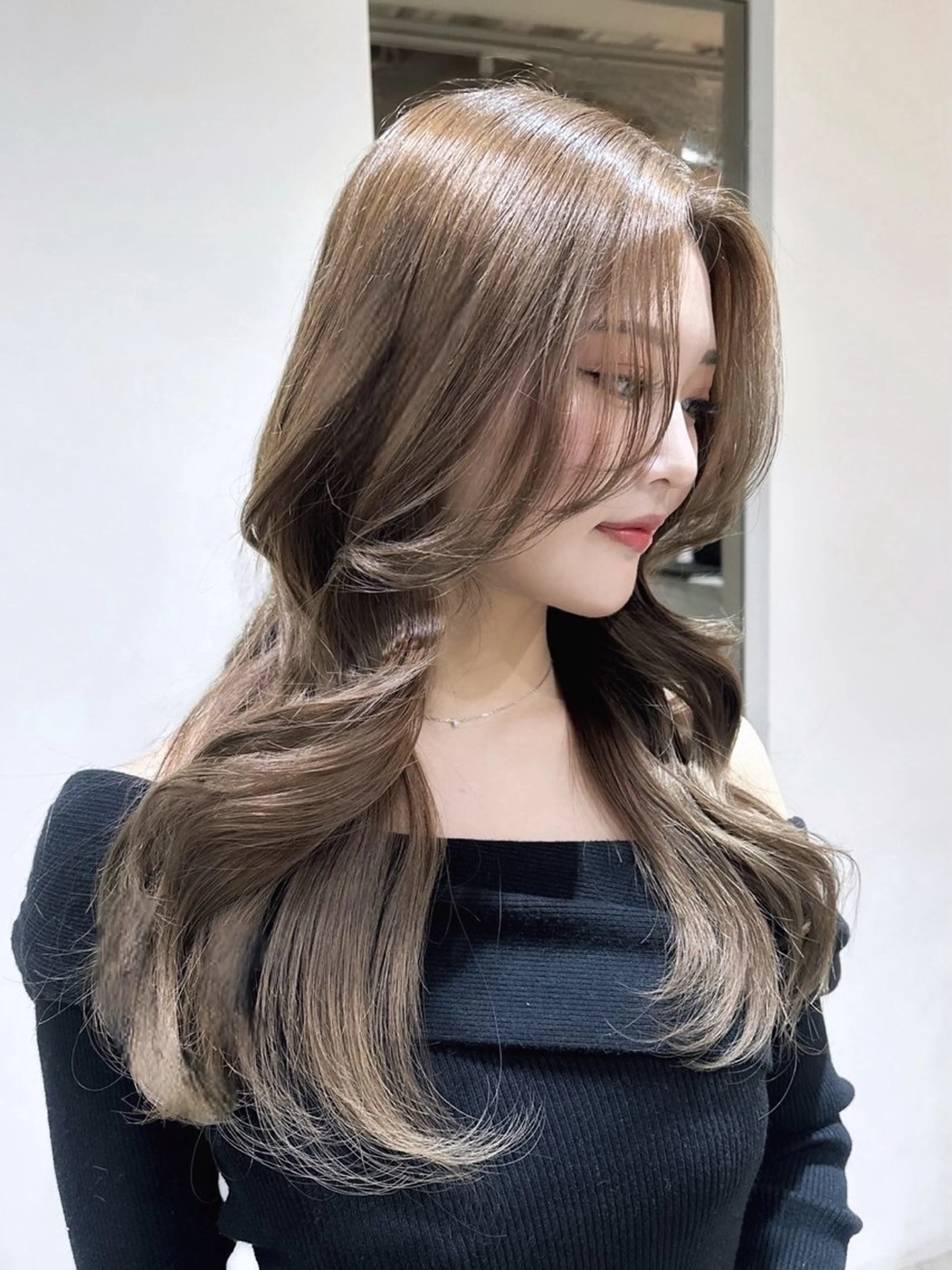 ロング 韓国風ヘア カット ヘアカラー 盛れるヘア♡ 韓国Styleのヘアスタイル