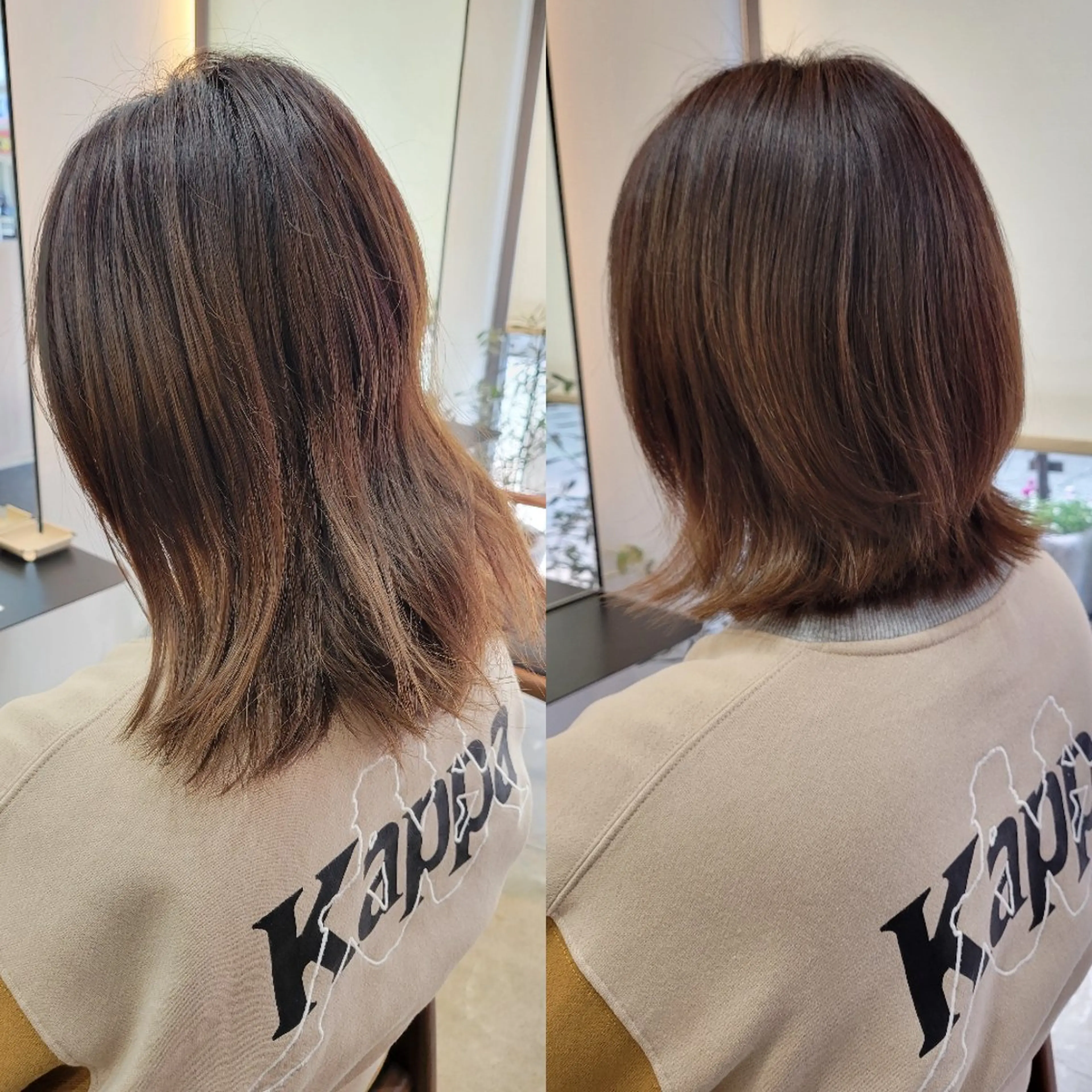 ミディアム ウルフカット 野村 果音(カノン)のヘアスタイル