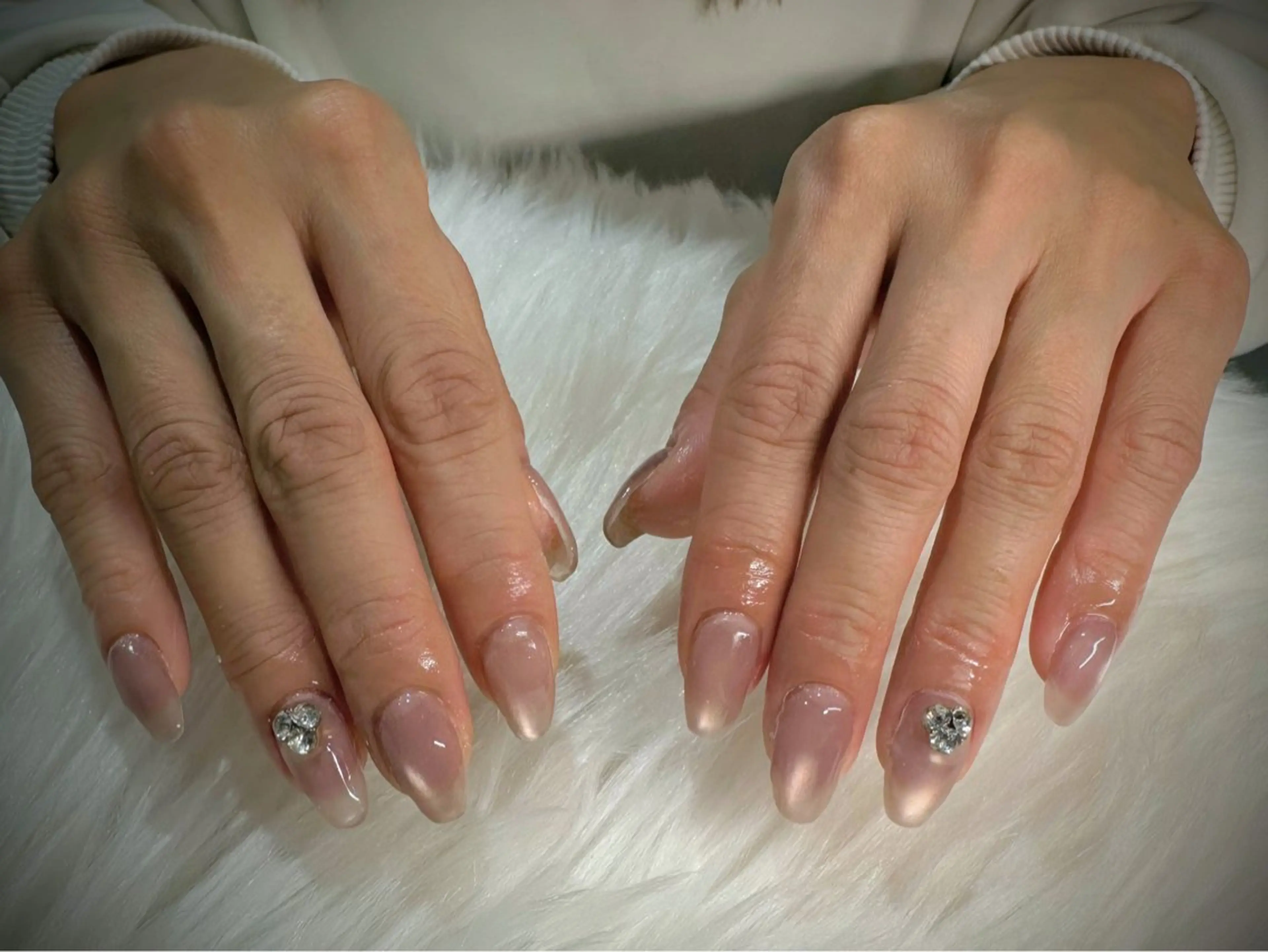 ネイル マグネットネイル ピンク Viel💅 〜yuki〜のネイルデザイン