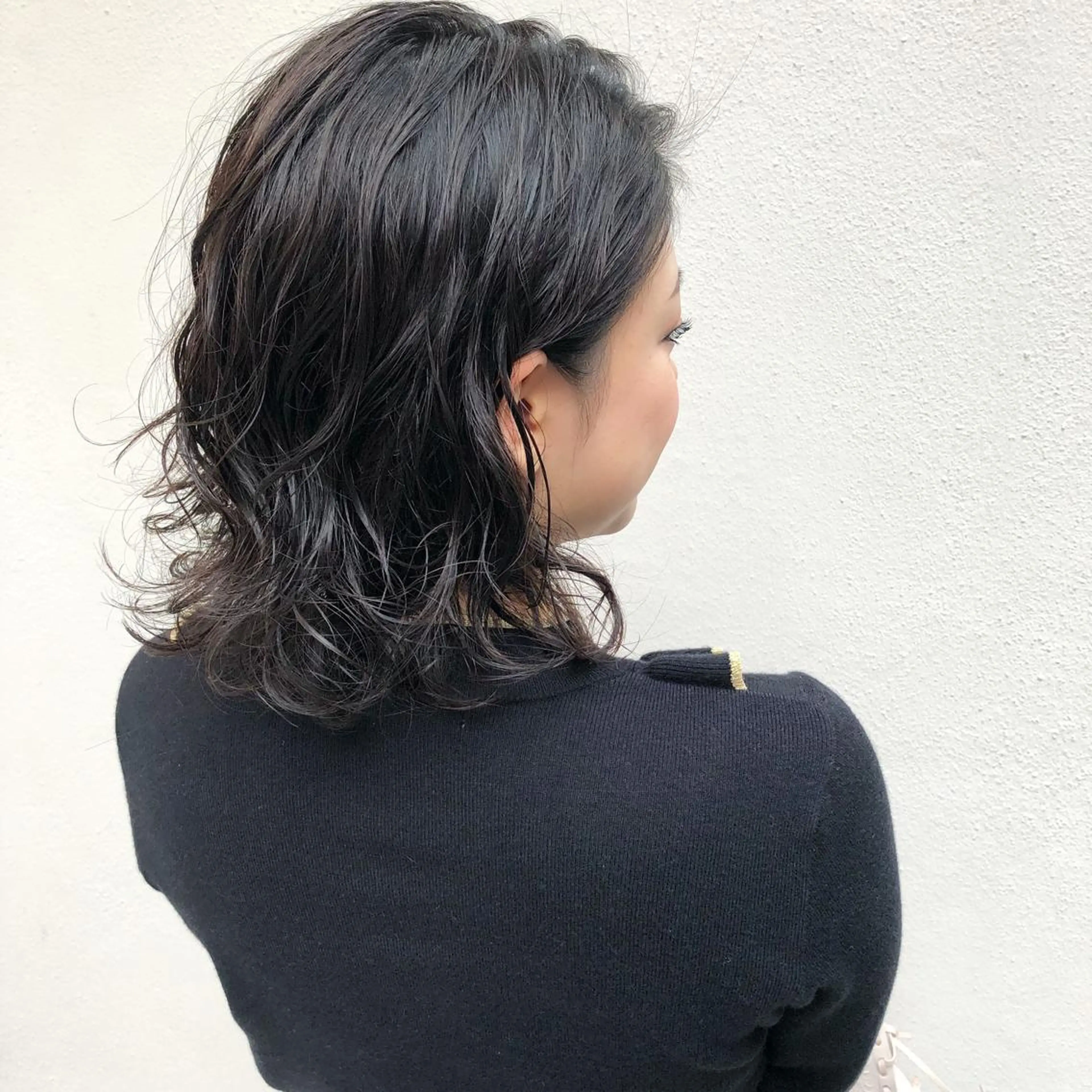 ミディアム パーマ 髪質改善/艶髪 やまなかのヘアスタイル