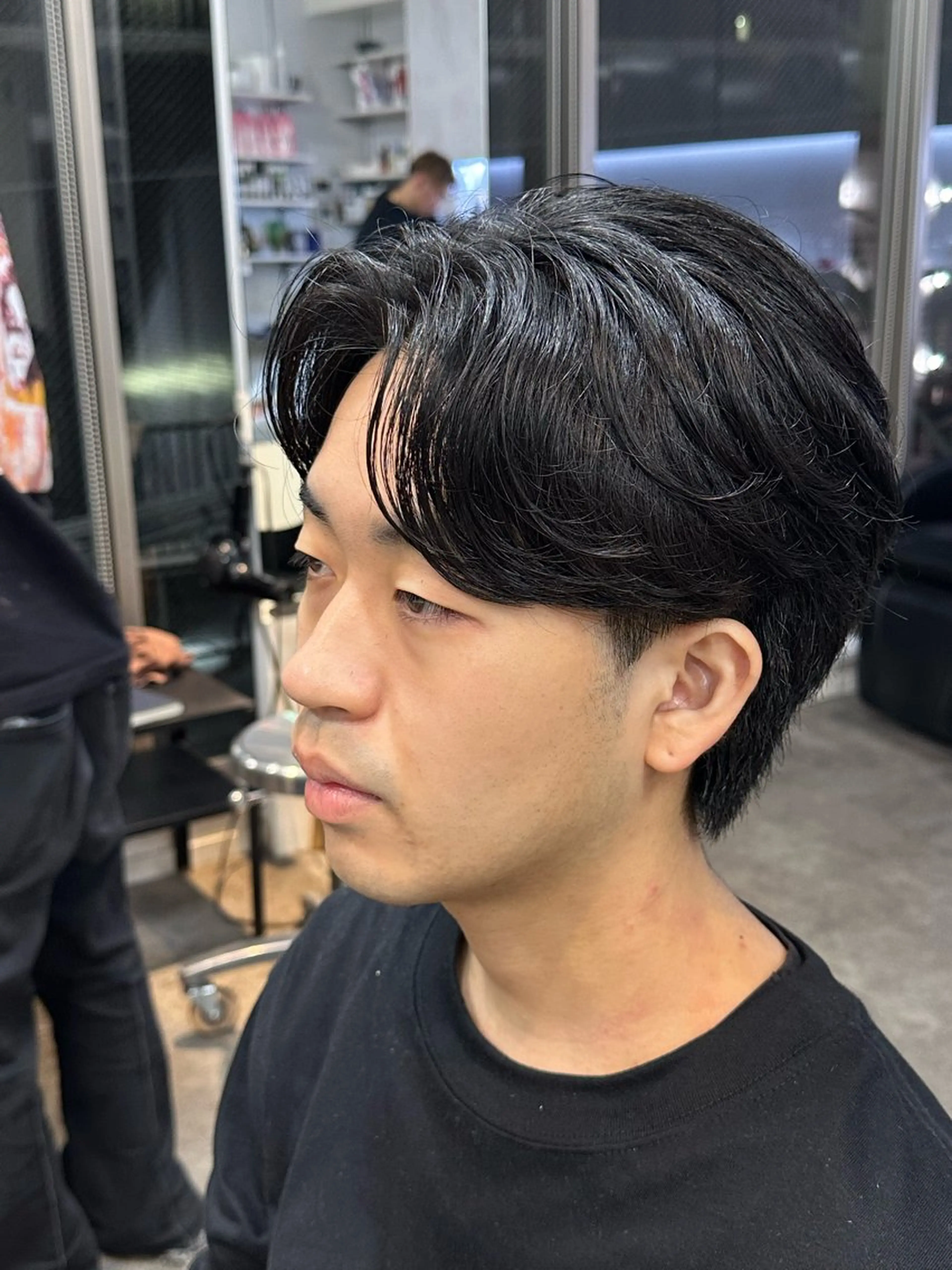 パーマ メンズ カット パーマ fifth/原宿/ カットモデル/カズのヘアスタイル