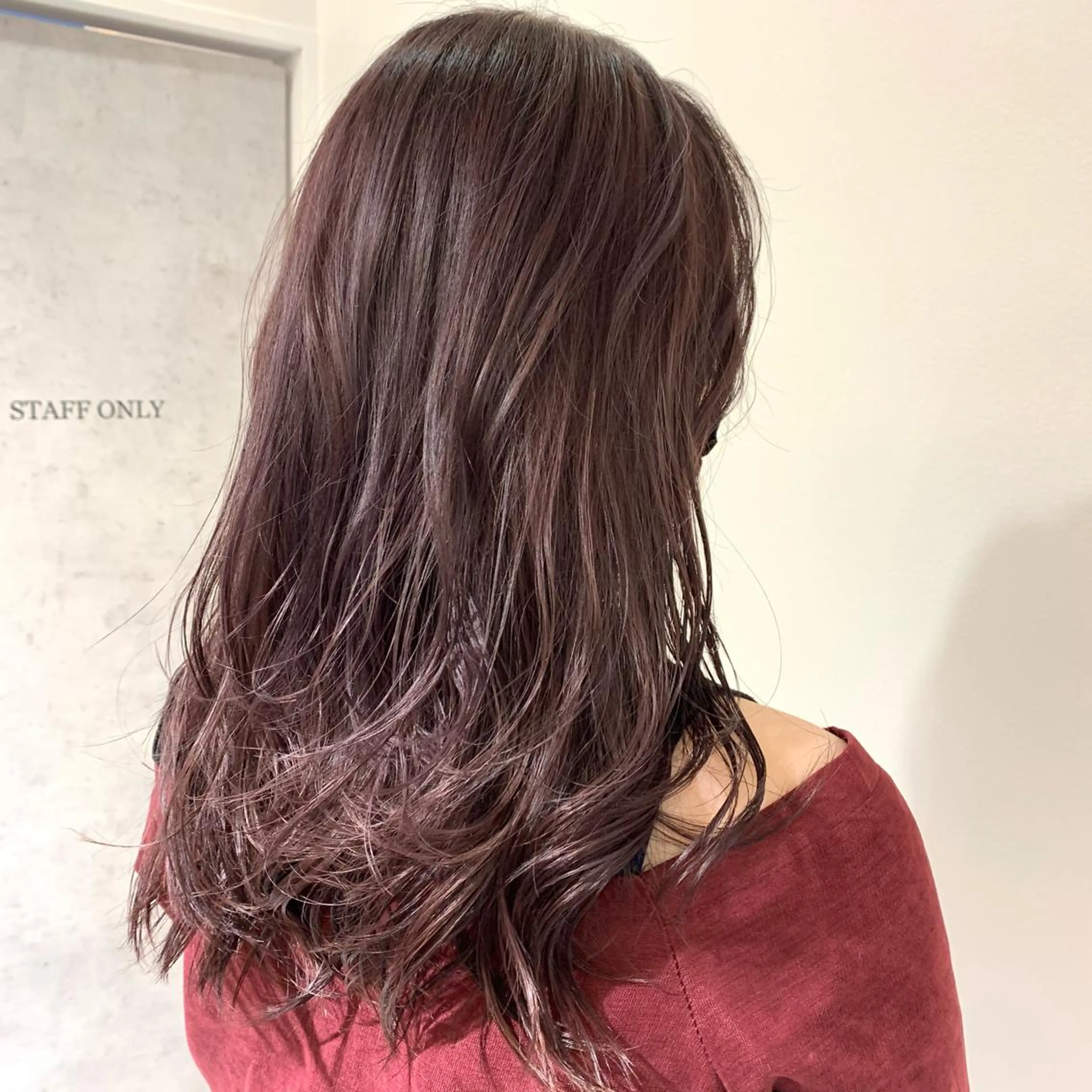 セミロング カラー i'll.所属・i'll 未空のヘアスタイル