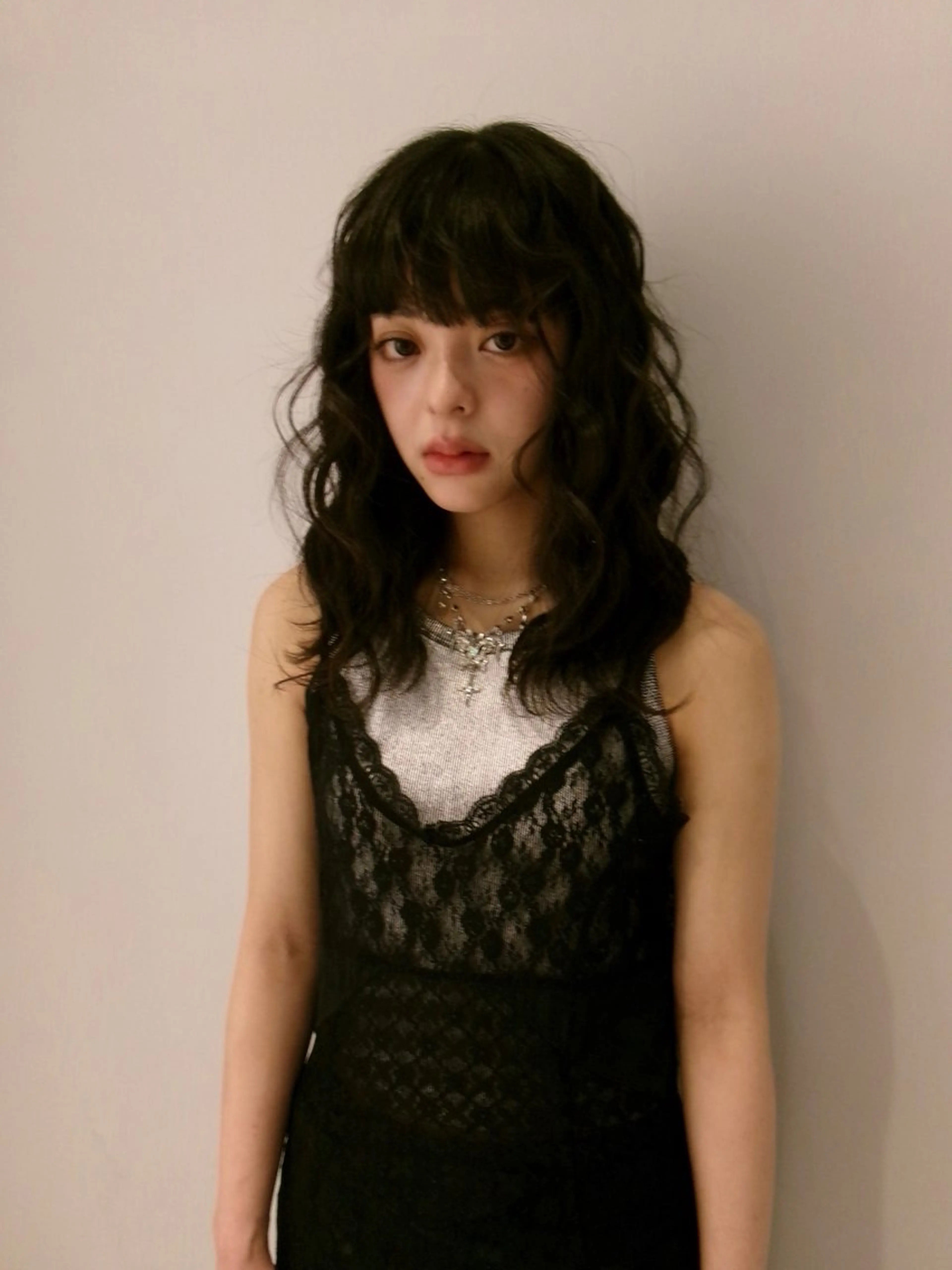 ミディアム カラー 上野 愛花のヘアスタイル