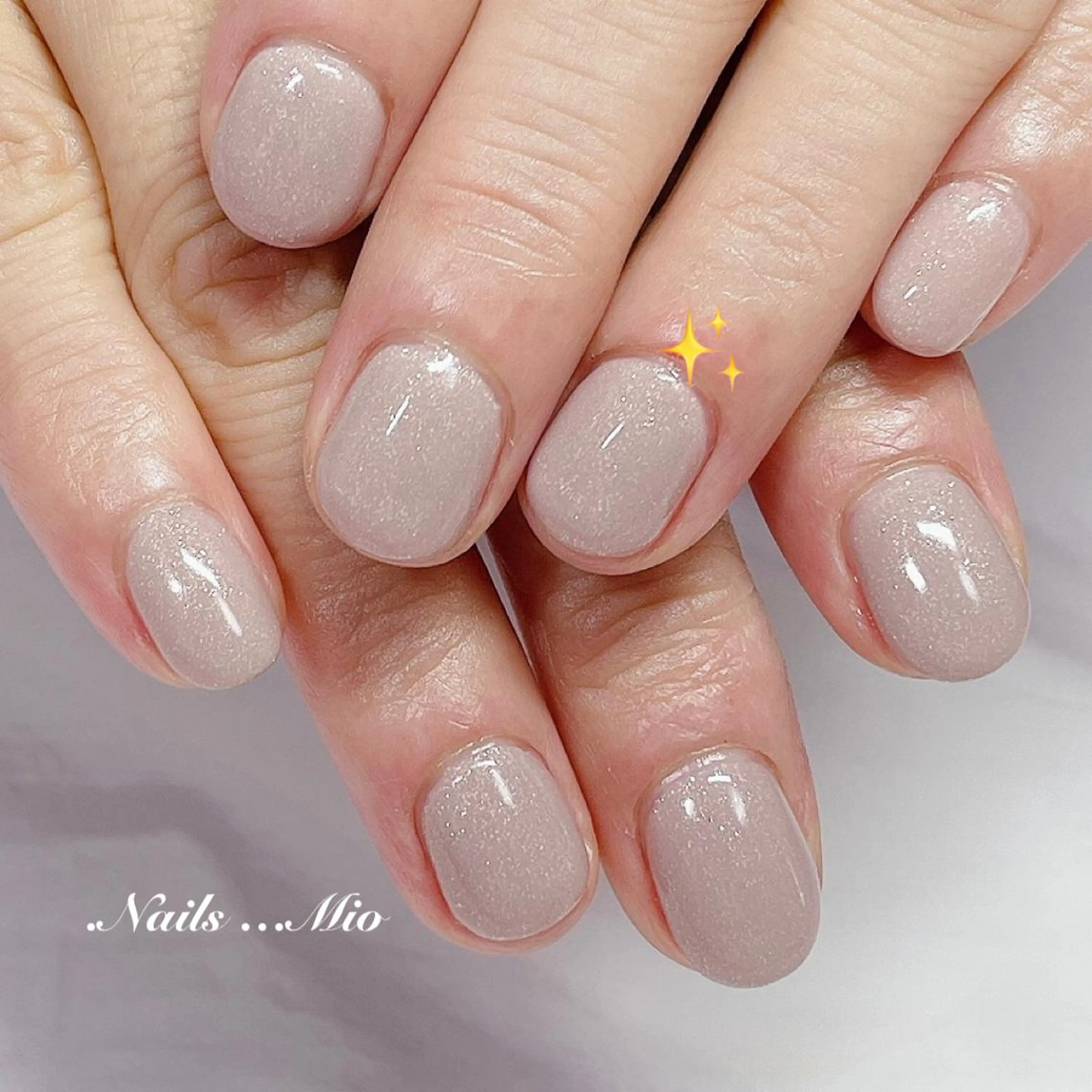 ネイル ワンカラーネイル .Nails Mio 赤羽西ネイルサロンのネイルデザイン