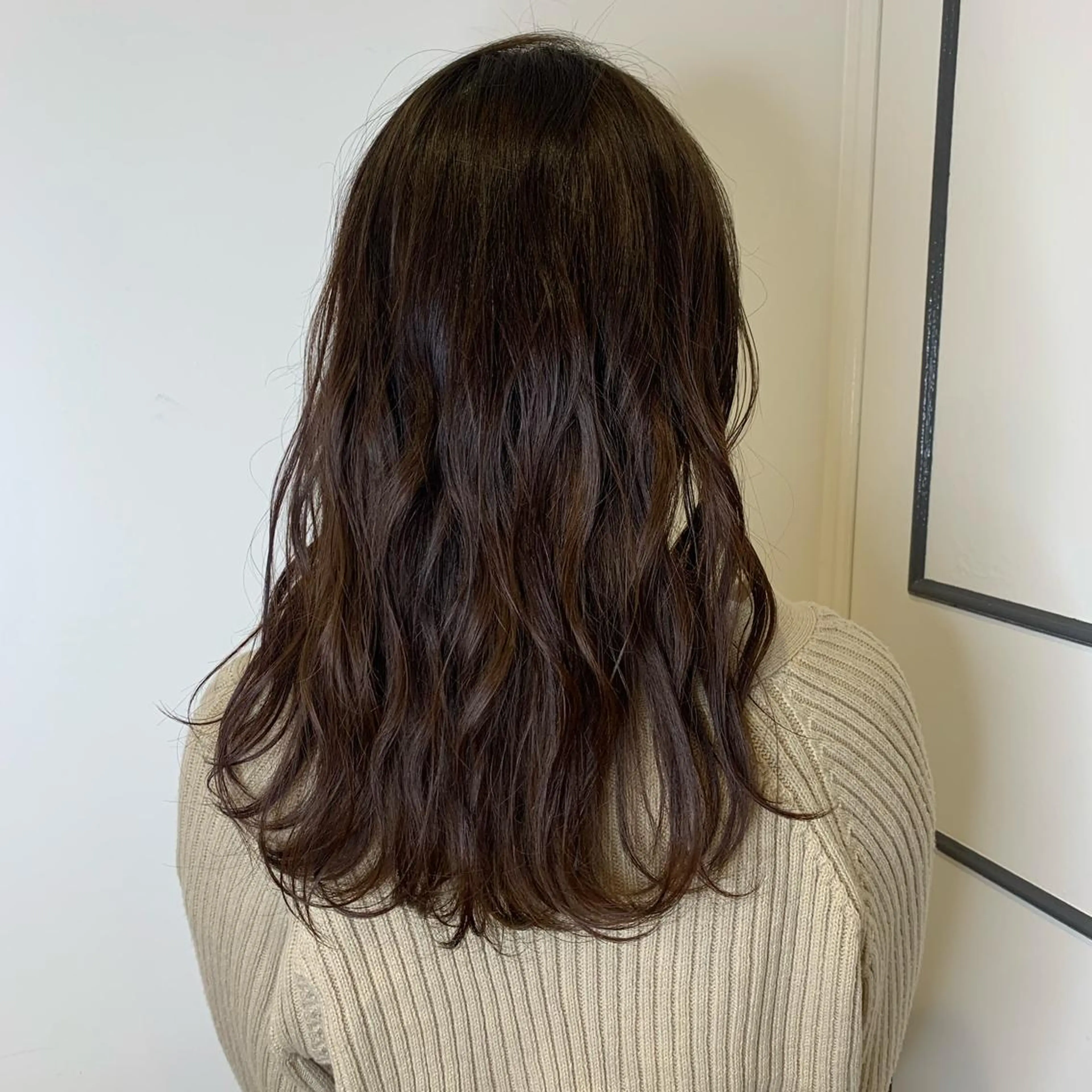 セミロング カラー . AYUKAのヘアスタイル
