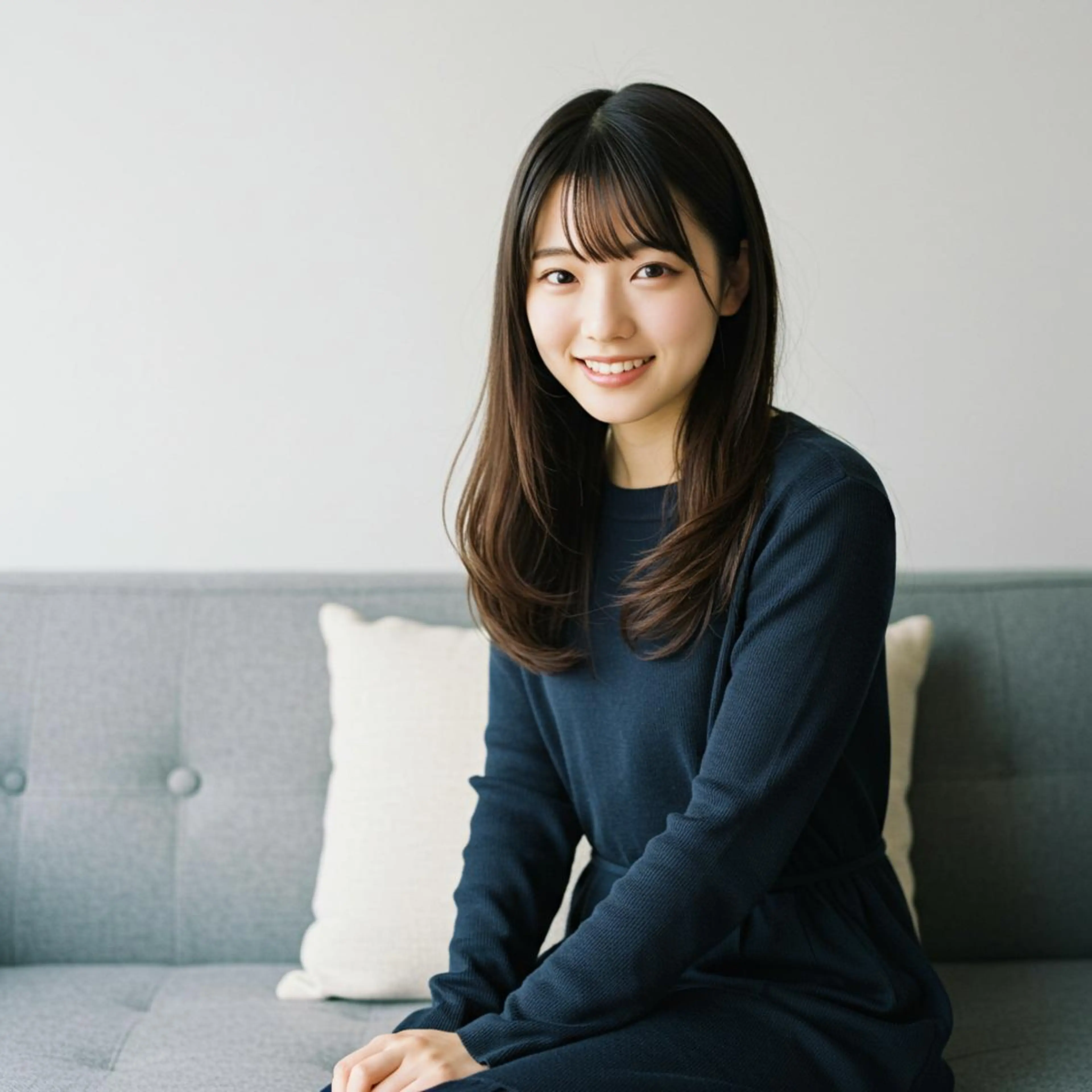 黒髪カラー+ミルボンの写真