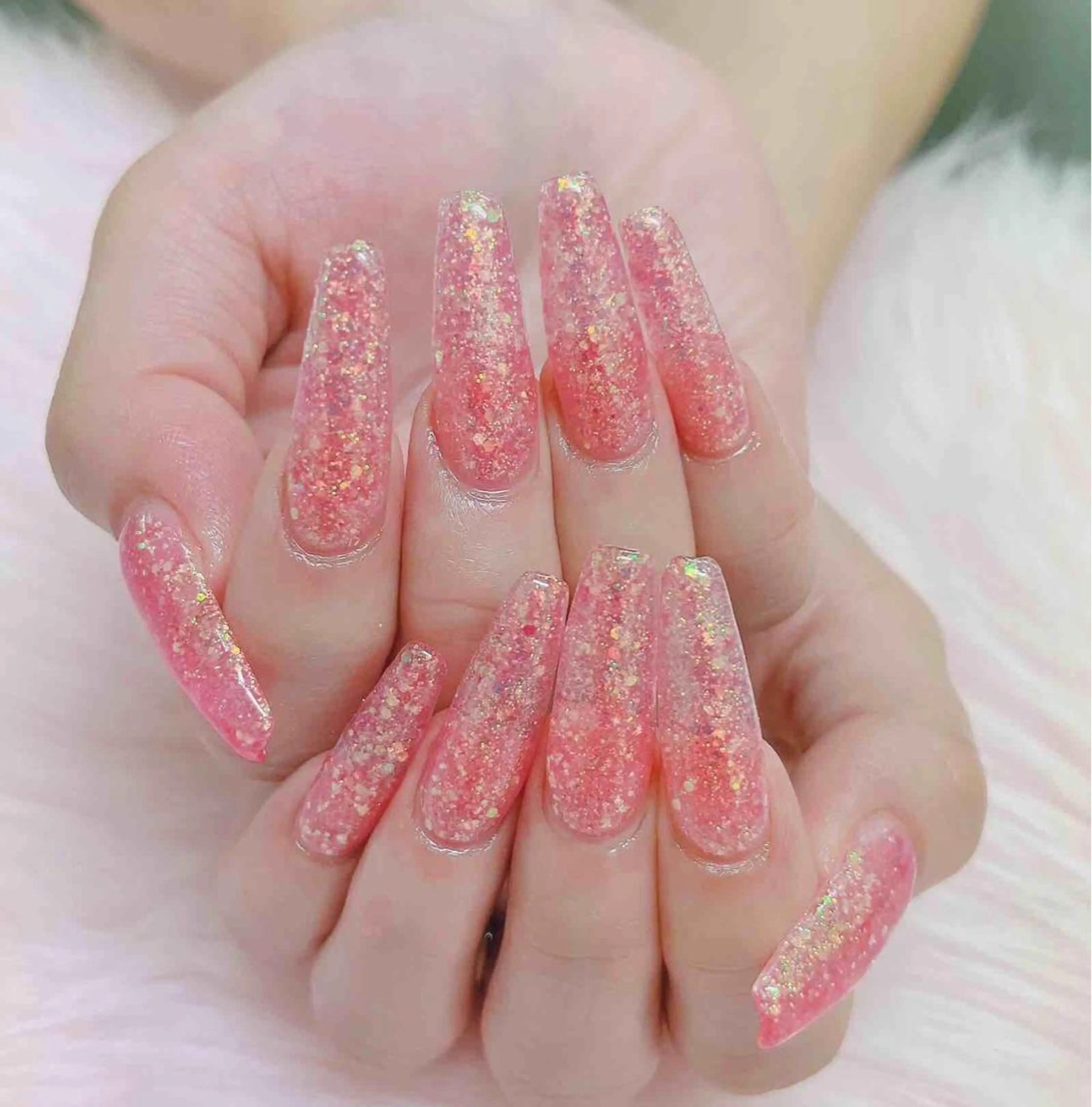 ネイル ハンドネイル MoonNail ユリ🌸のネイルデザイン
