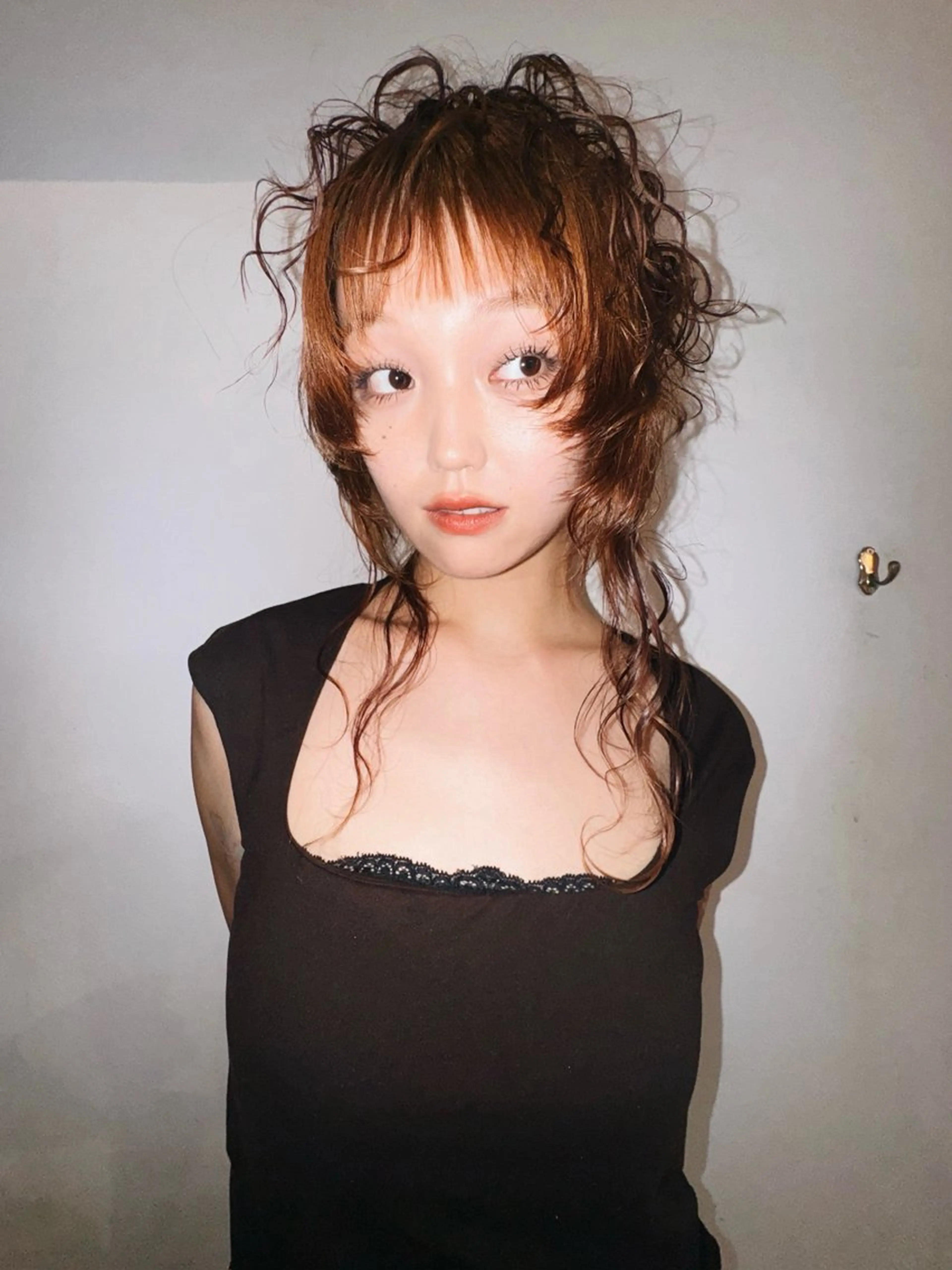 カット＋ブリーチなしダブルカラー🍎🍏+外部補修トリートメント✨[暖色カラー/ブリーチなし]の写真