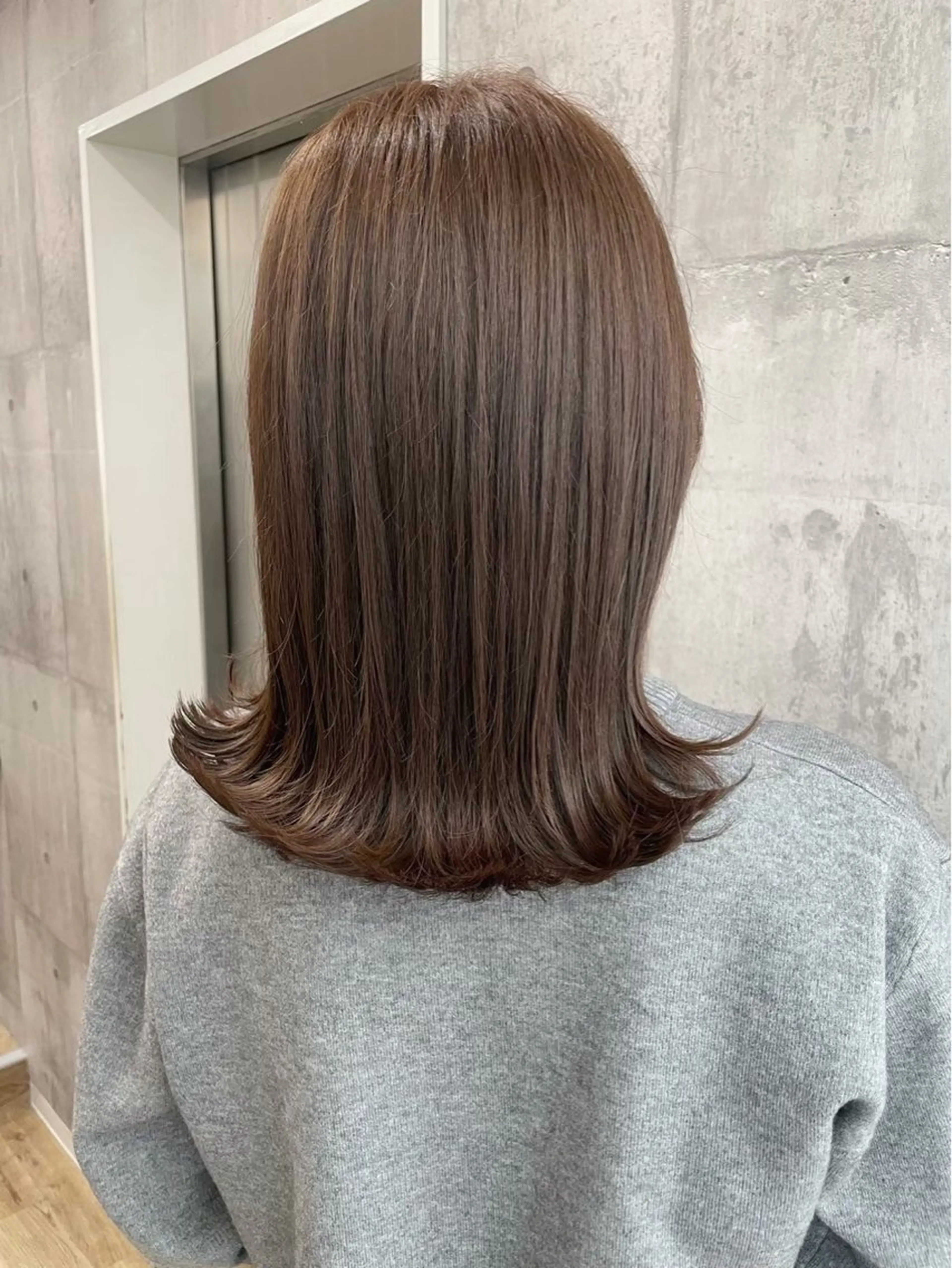 ミディアム カット ヘアカラー BUCKS【天王寺】 バックス【駅30秒】のヘアスタイル