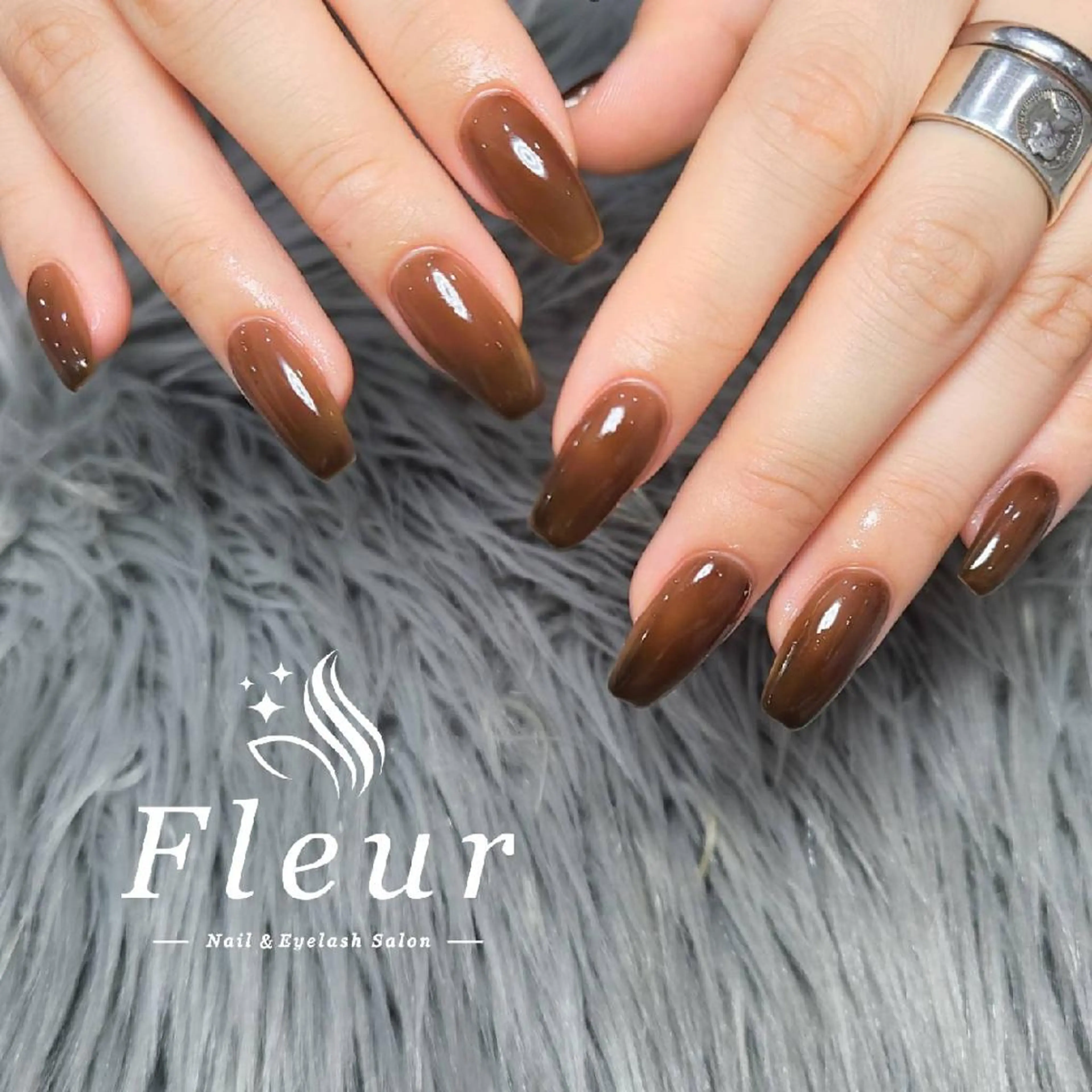 ネイル ロングネイル ハンドネイル ★Fleur★ nailのネイルデザイン