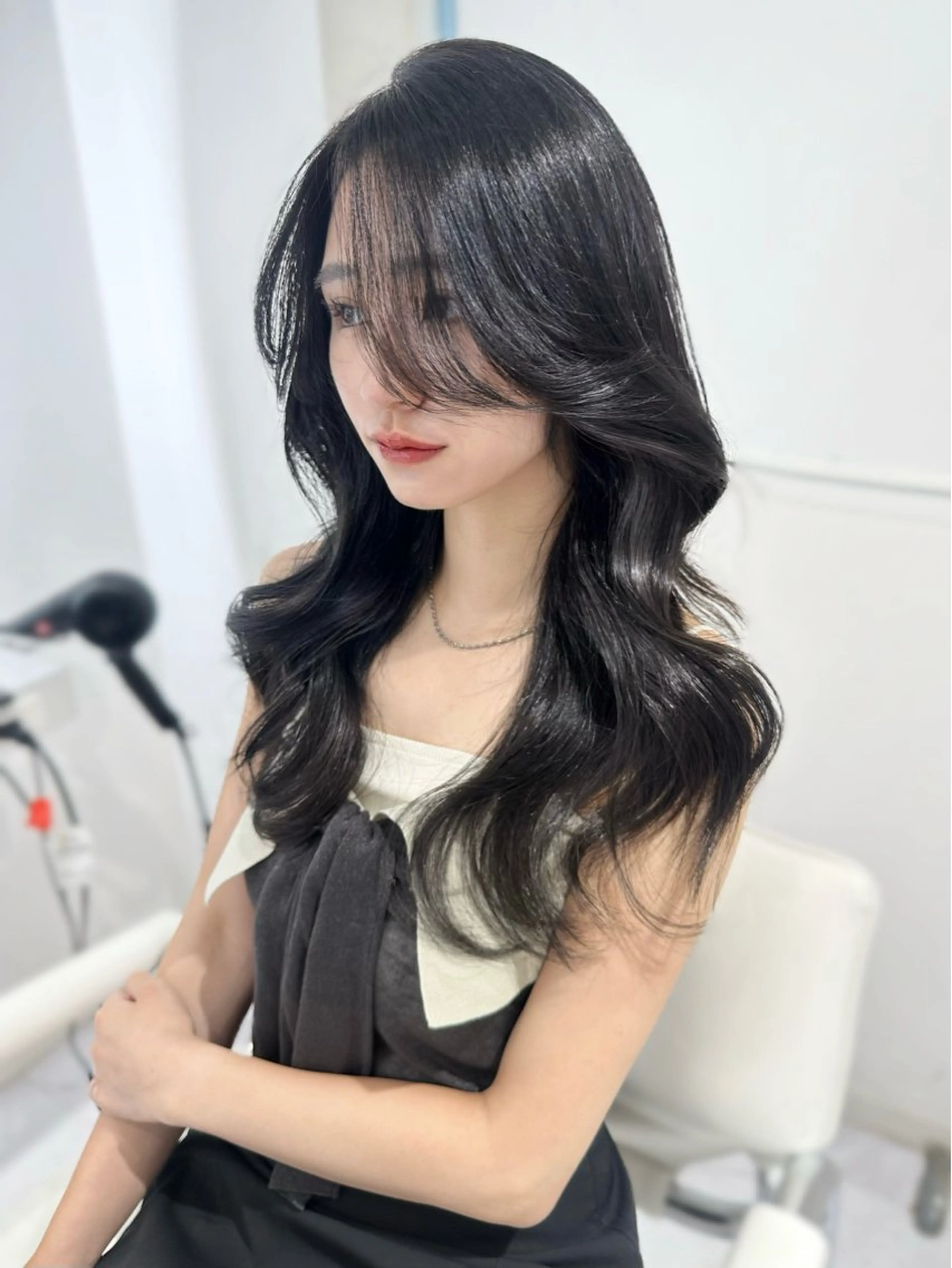 ロング カラー 上野/韓国hair 🤍MOEKA🤍のヘアスタイル