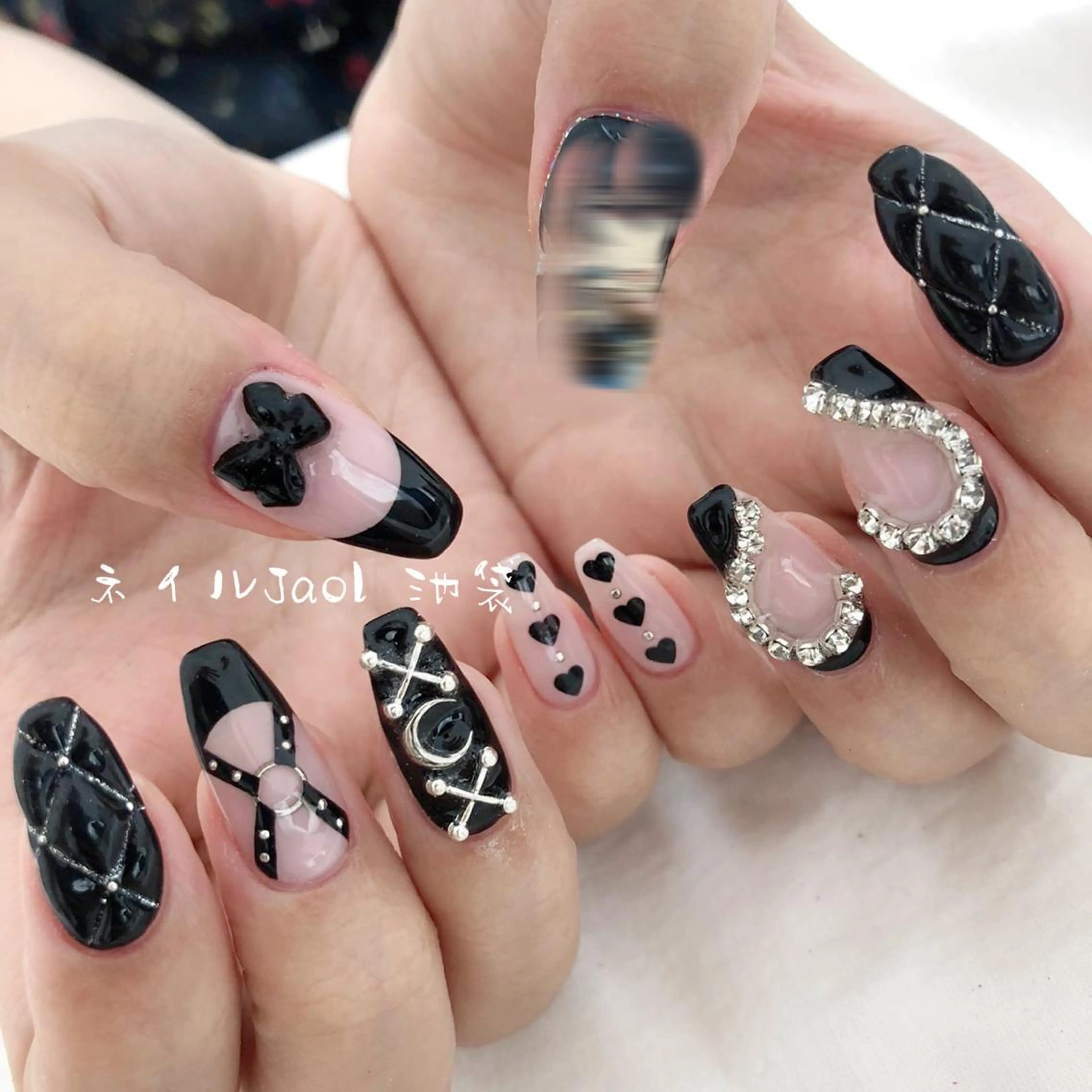 ロング ネイルJaol 池袋のネイルデザイン