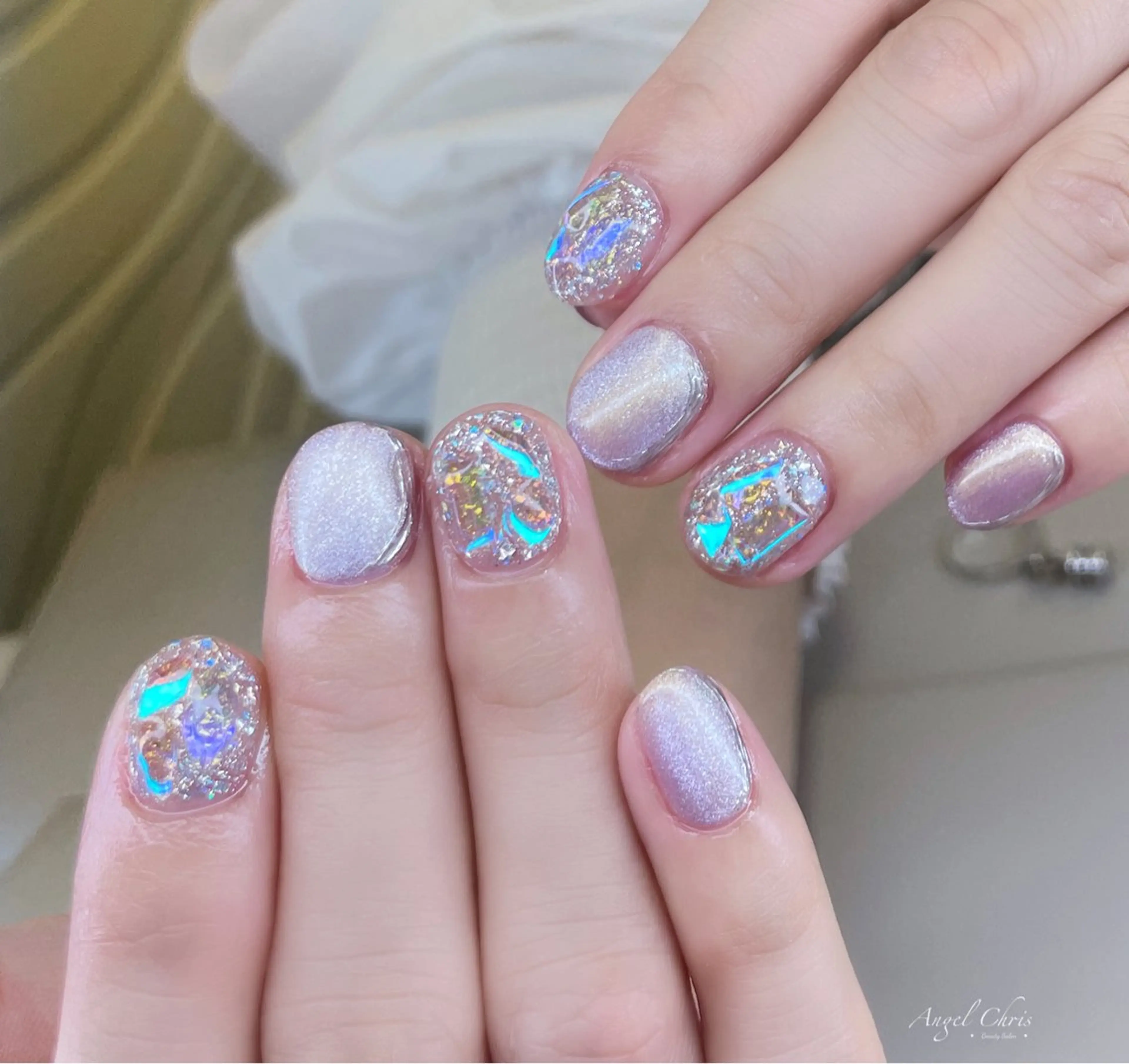 ネイル ハンドネイル AngelChris ビューティーサロンのネイルデザイン