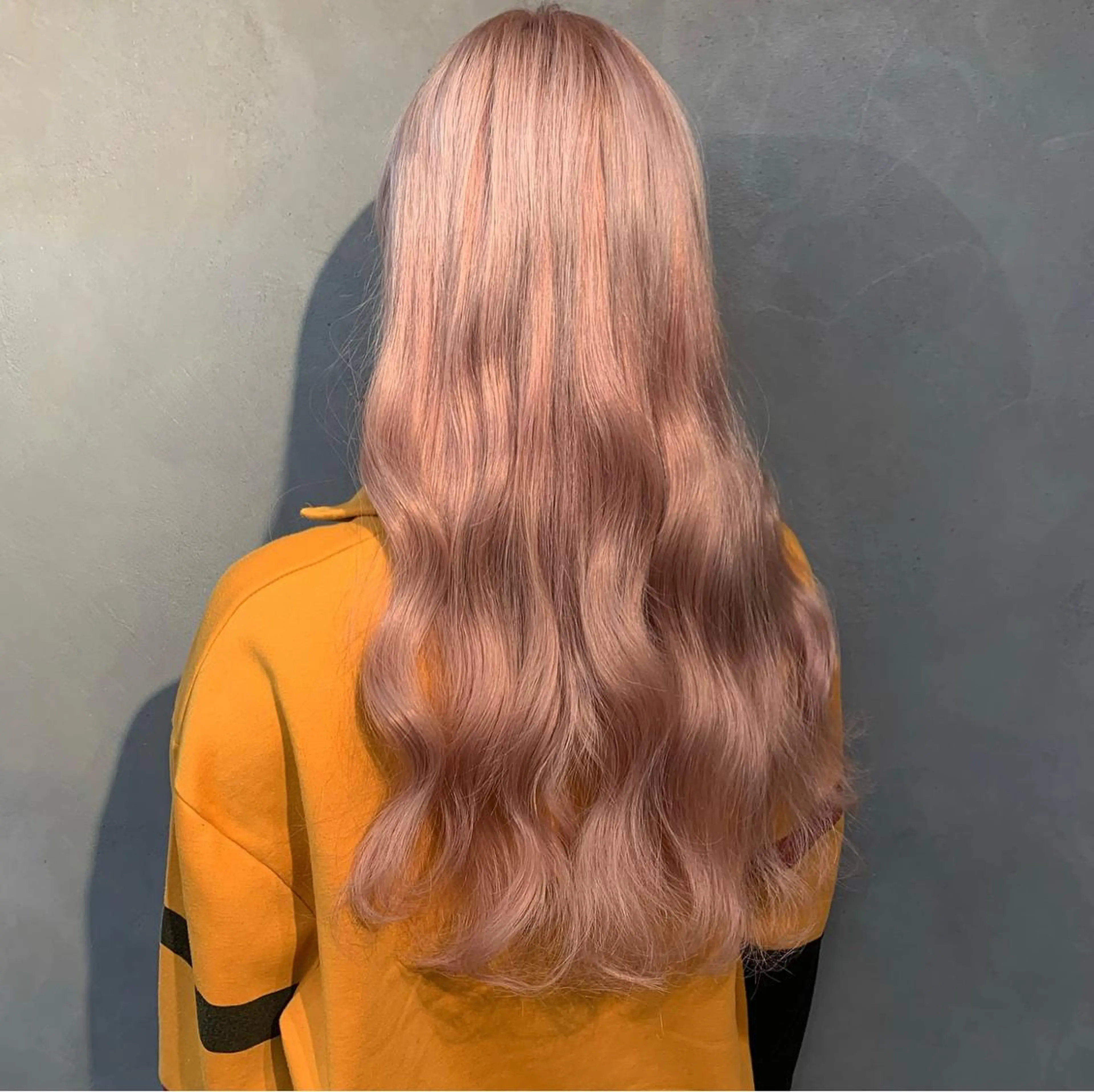 ロング カラー シールエクステ ダブルカラー ピンクカラー エクステ トリートメント ❤️‍🔥シールエク ＋カラー京❤️‍🔥のヘアスタイル