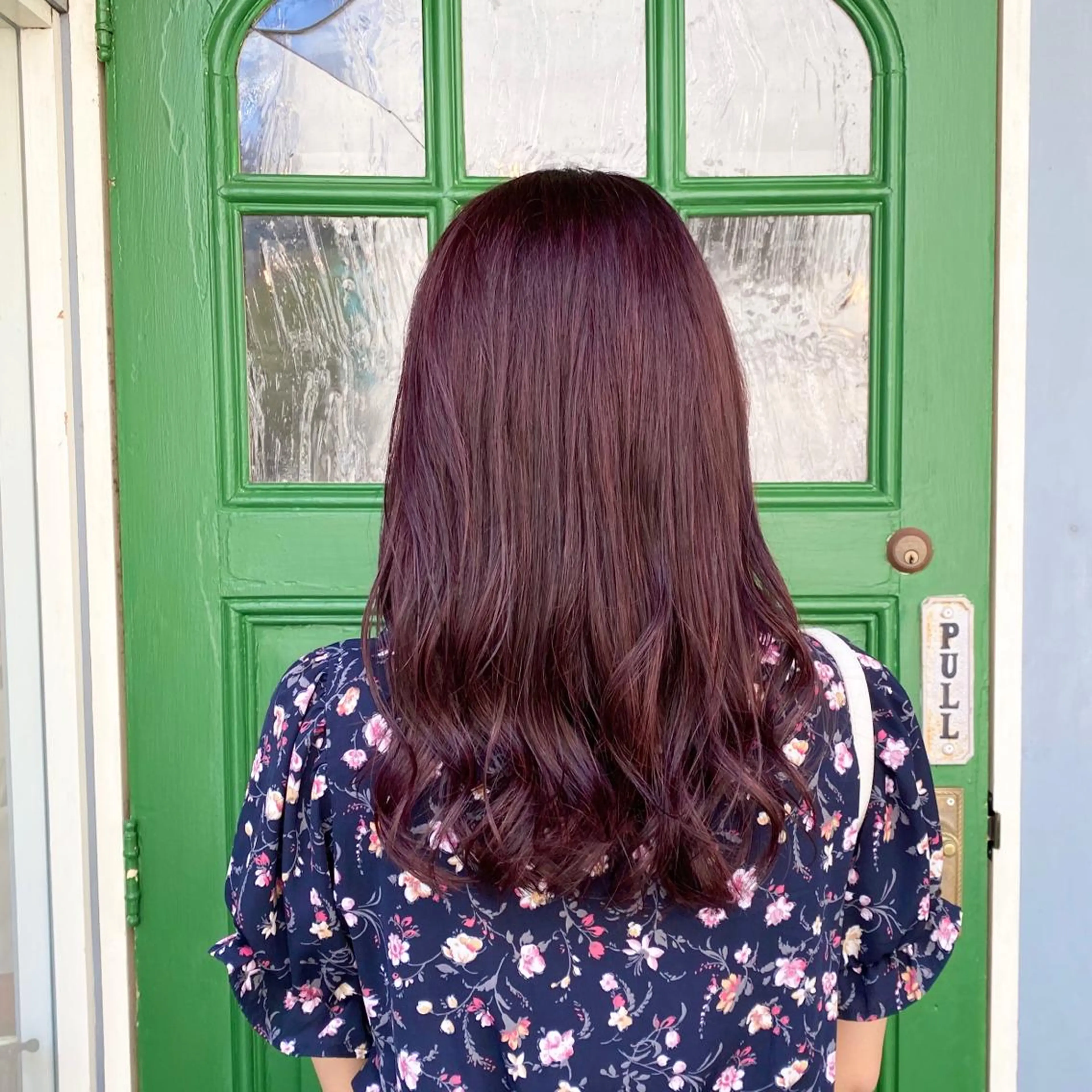 ロング カラー アディクシーカラー 透明感カラー エドルカラー ピンクカラー トリートメント カット ヘアカラー トリートメント ヘッドスパ BRITS 渡辺 菜々子のヘアスタイル