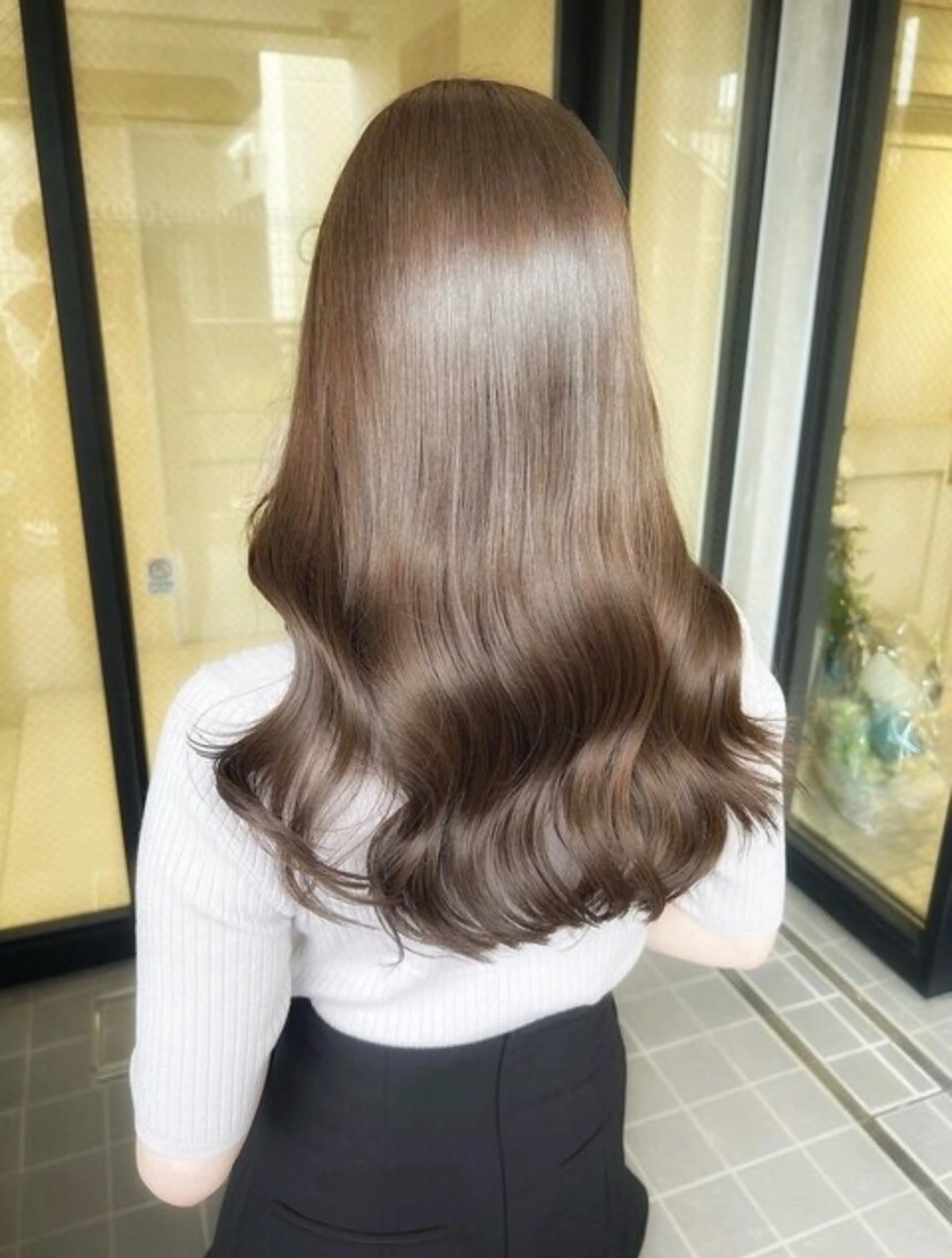カラー ヘアカラー トリートメント 透明感ツヤカラー/ ゆうな💙のヘアスタイル