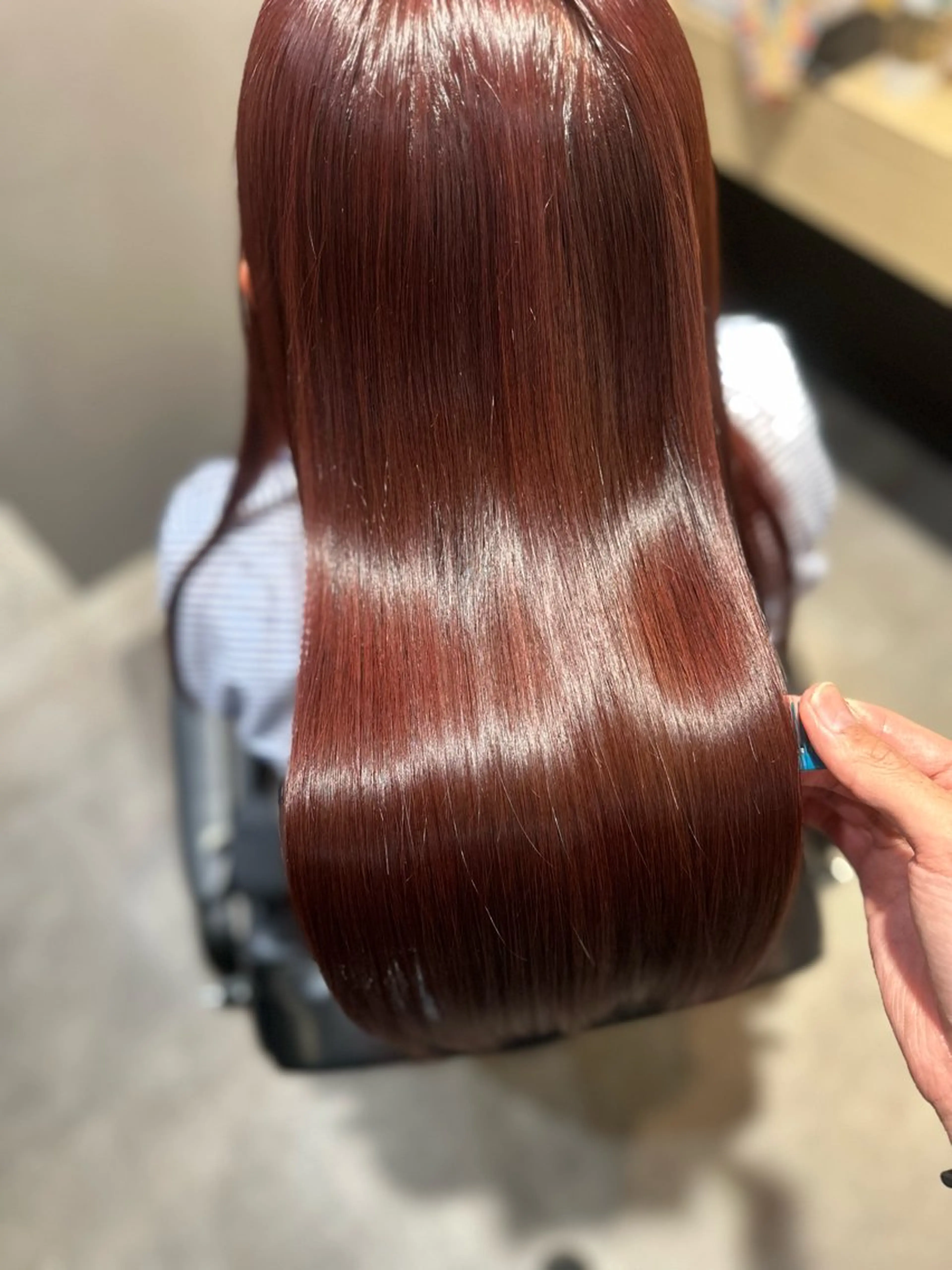 ロング トリートメント 酸熱トリートメント 豊田 俊哉のヘアスタイル