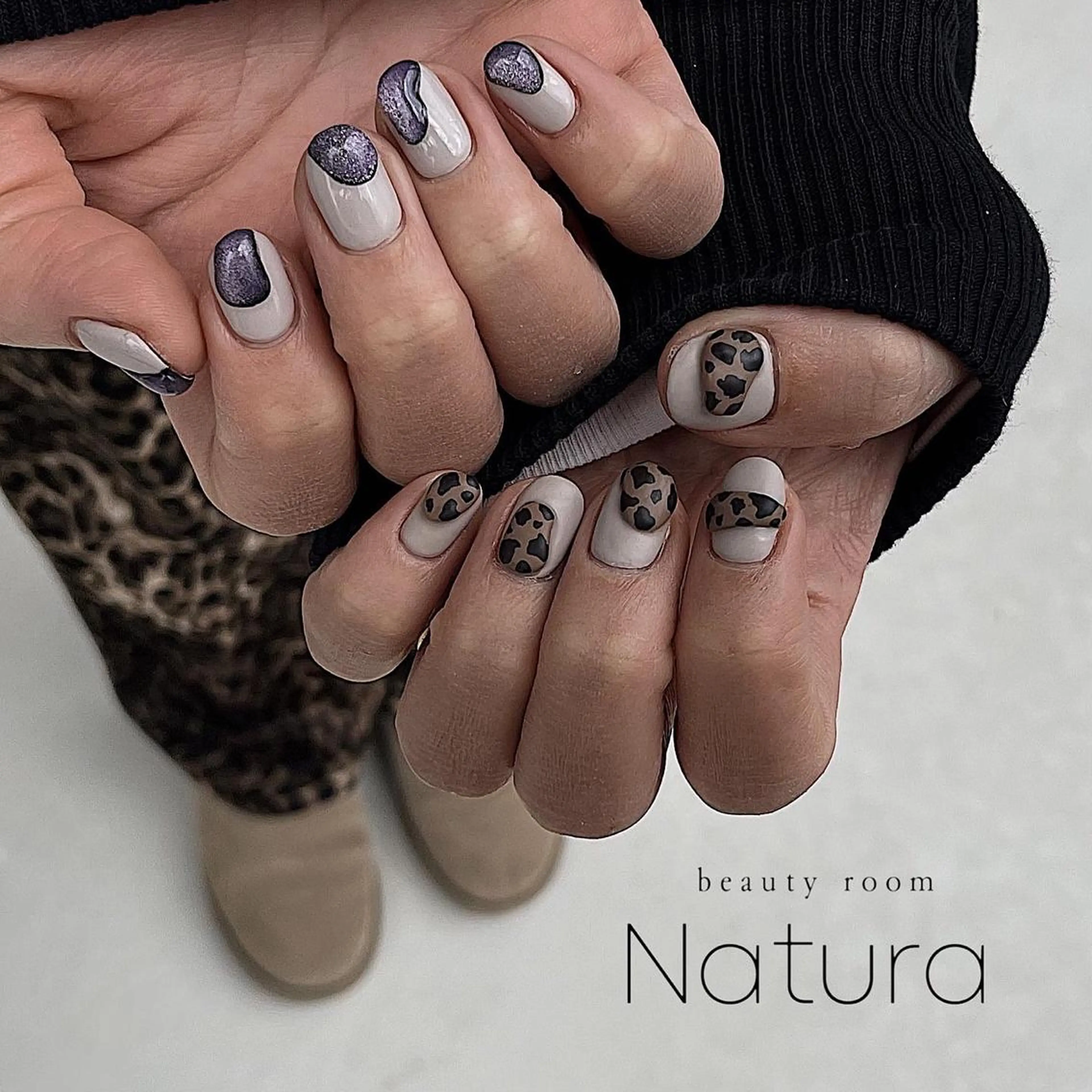 ネイル マツエク・マツパ アイブロウ ハンドネイル beautyroom Naturaのネイルデザイン