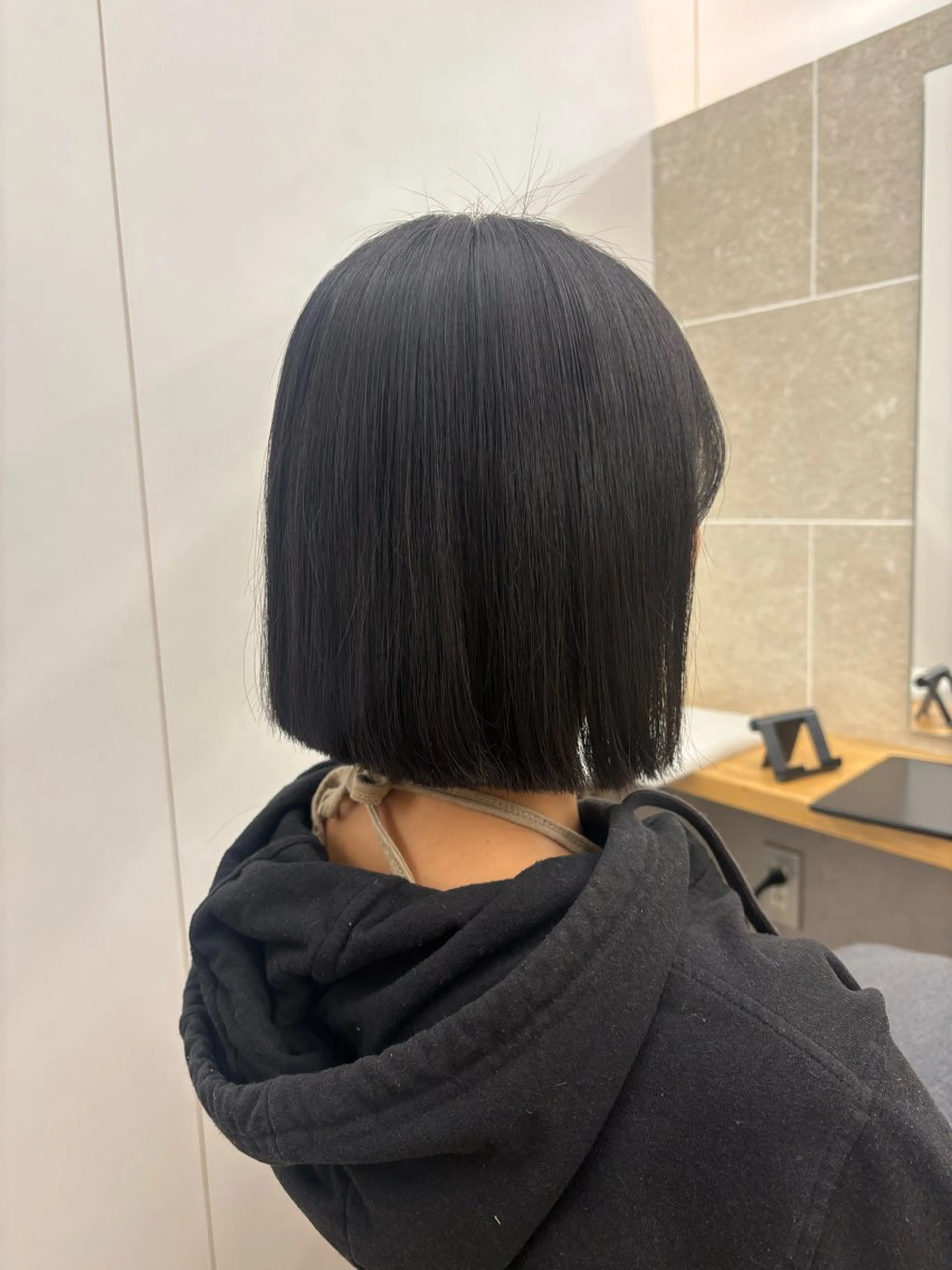 ショート ボブ 縮毛矯正 似合わせショート特化 ルナのヘアスタイル