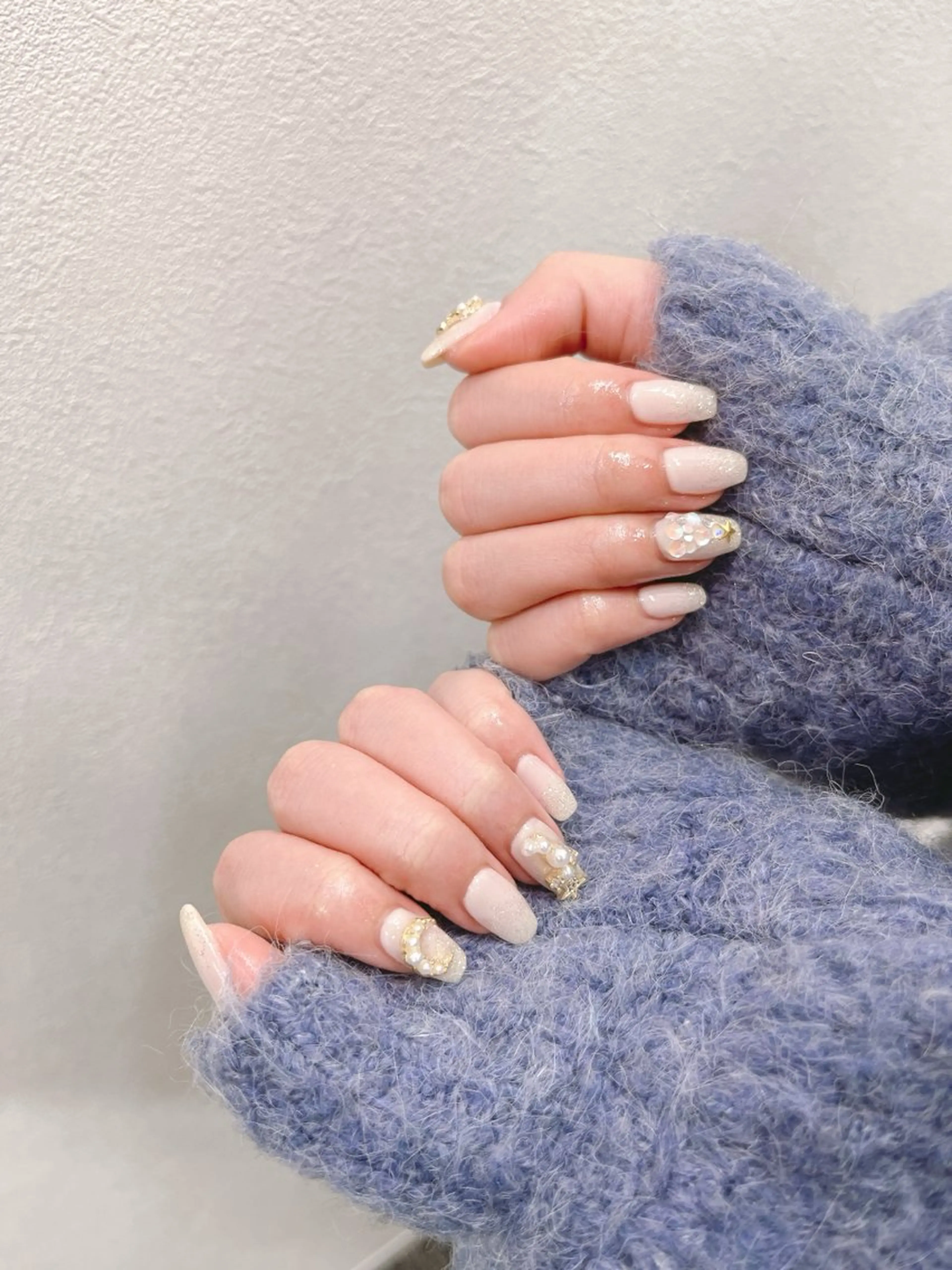 ネイル 冬ネイル クリスマス junna 金山.東別院.上前津のネイルデザイン