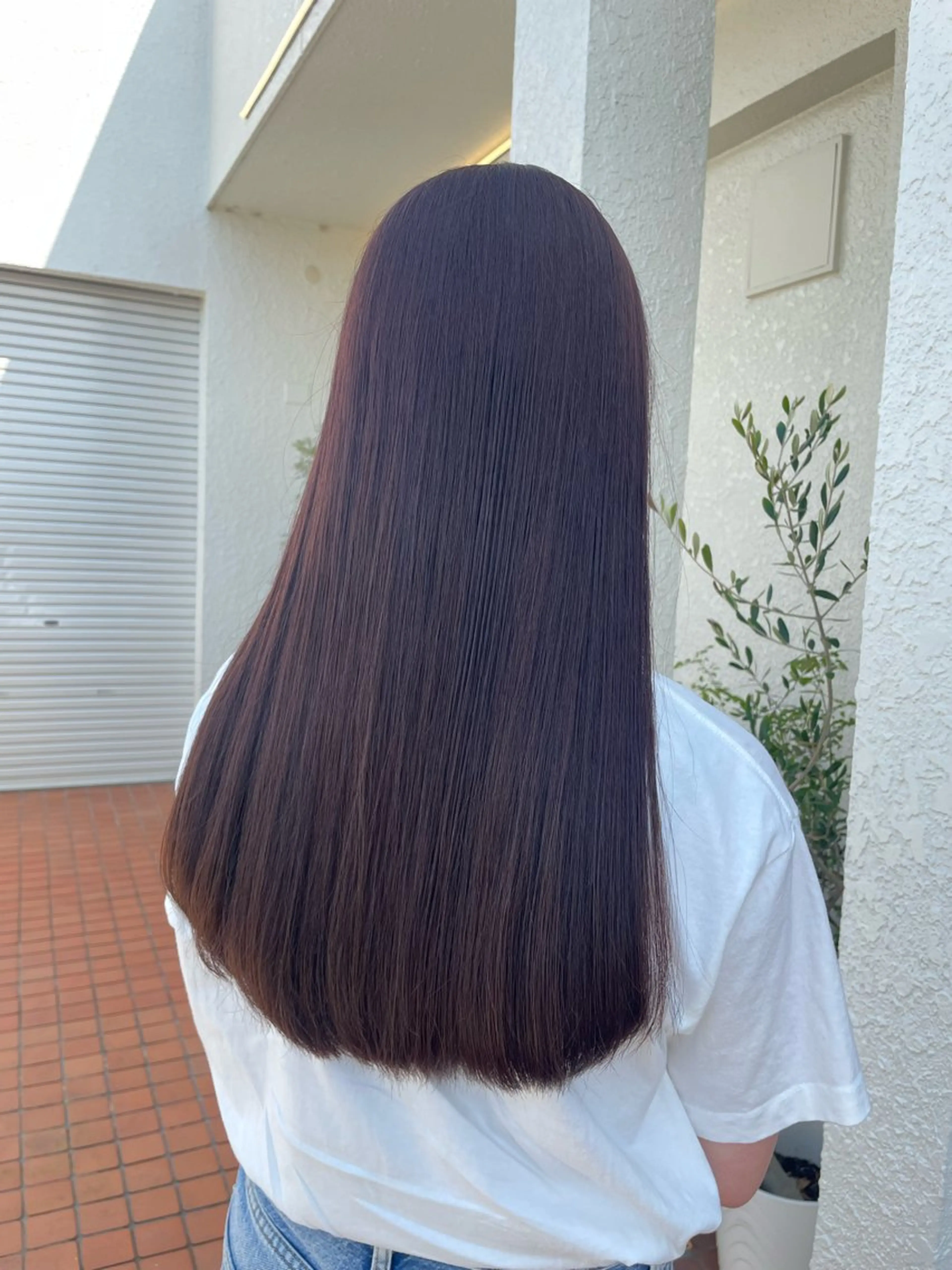 ロング カラー カット 縮毛矯正 トリートメント runru /muku.のヘアスタイル