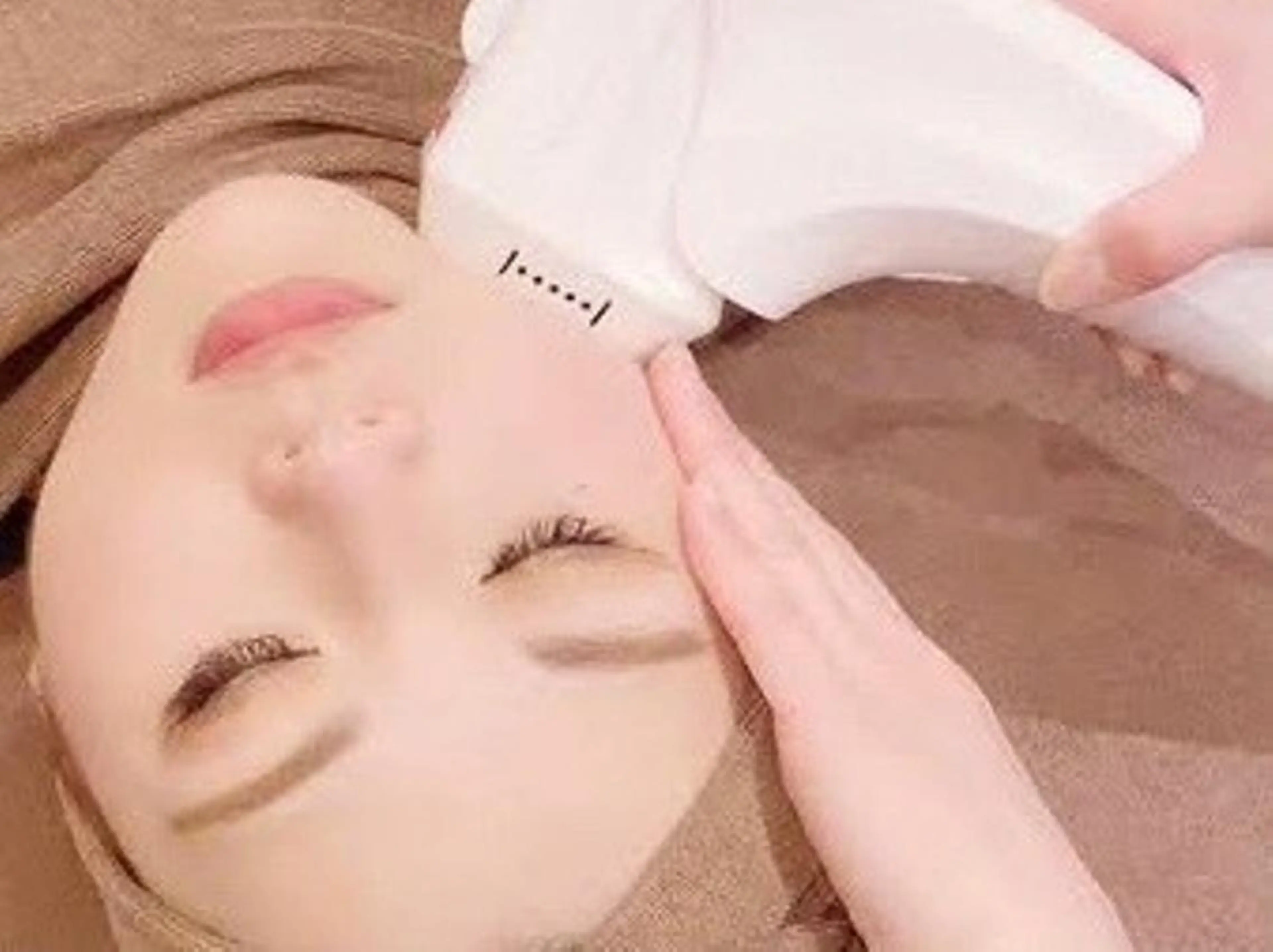 高密度超音波でたるみケア、小顔ケアの写真