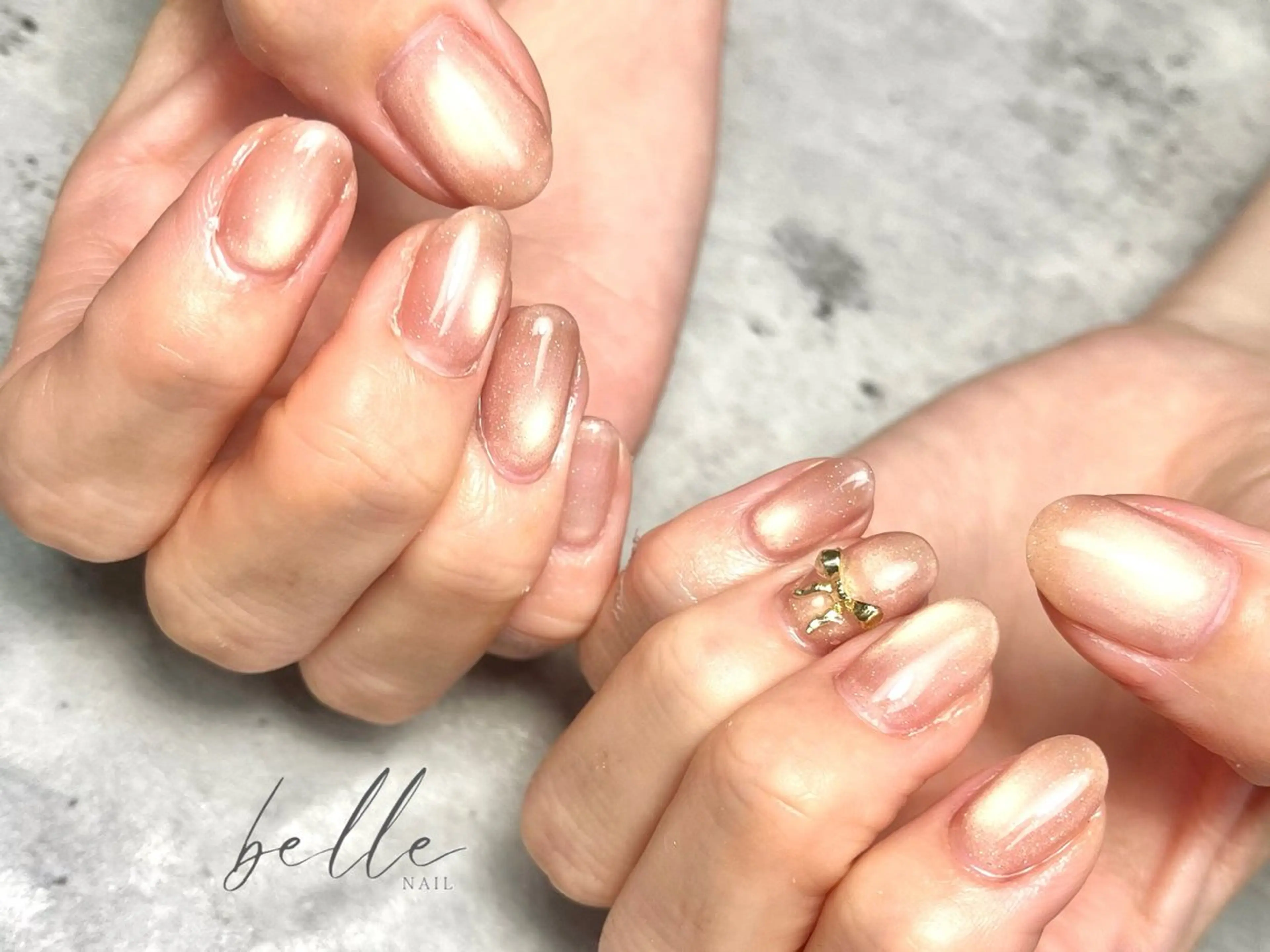 ネイル マグネットネイル ハンドネイル belle nailのネイルデザイン