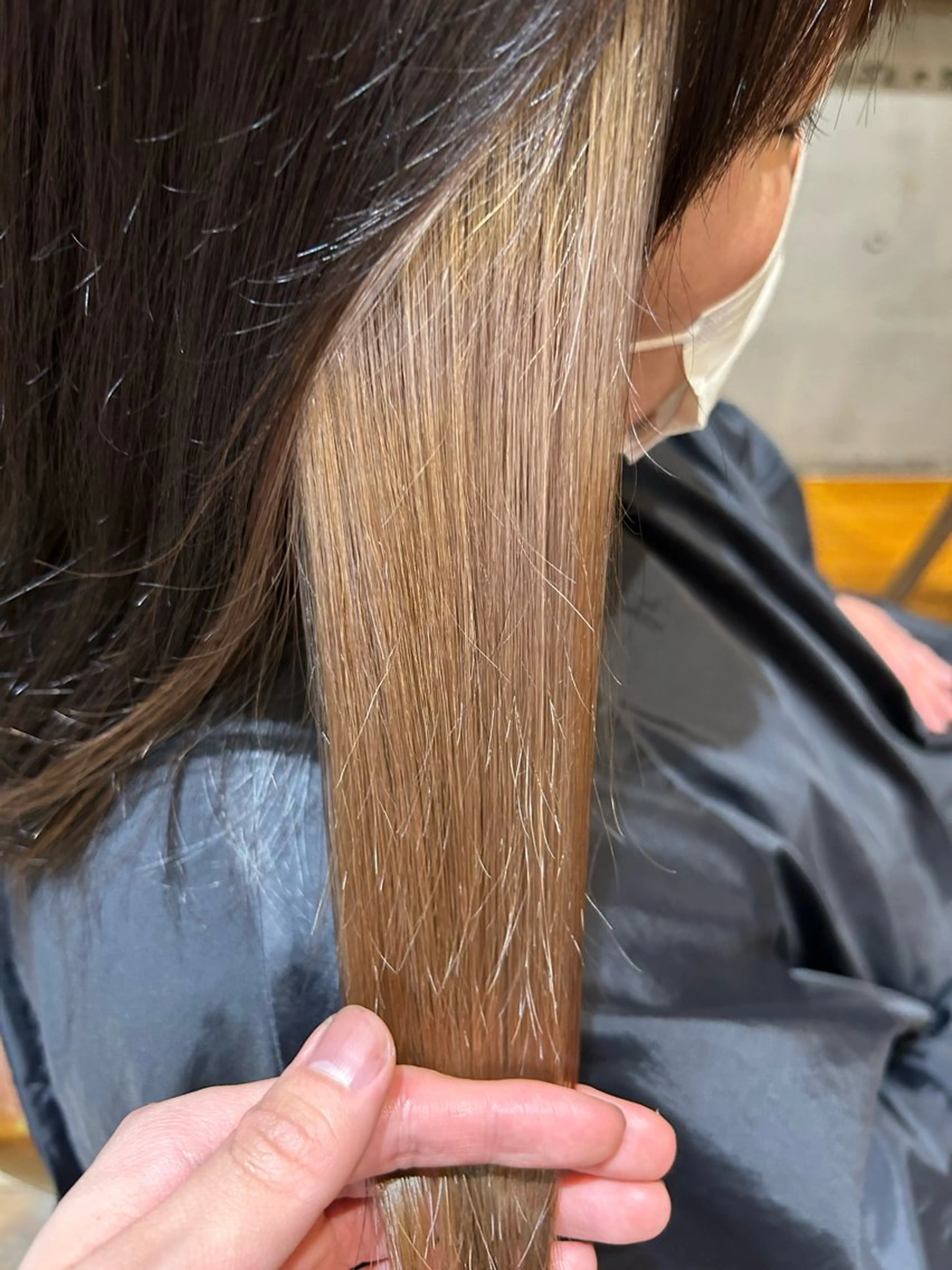 ロング カラー ベージュカラー インナーカラー ミルクティーベージュ 🌊インナーカラー 🐬櫻井海星のヘアスタイル