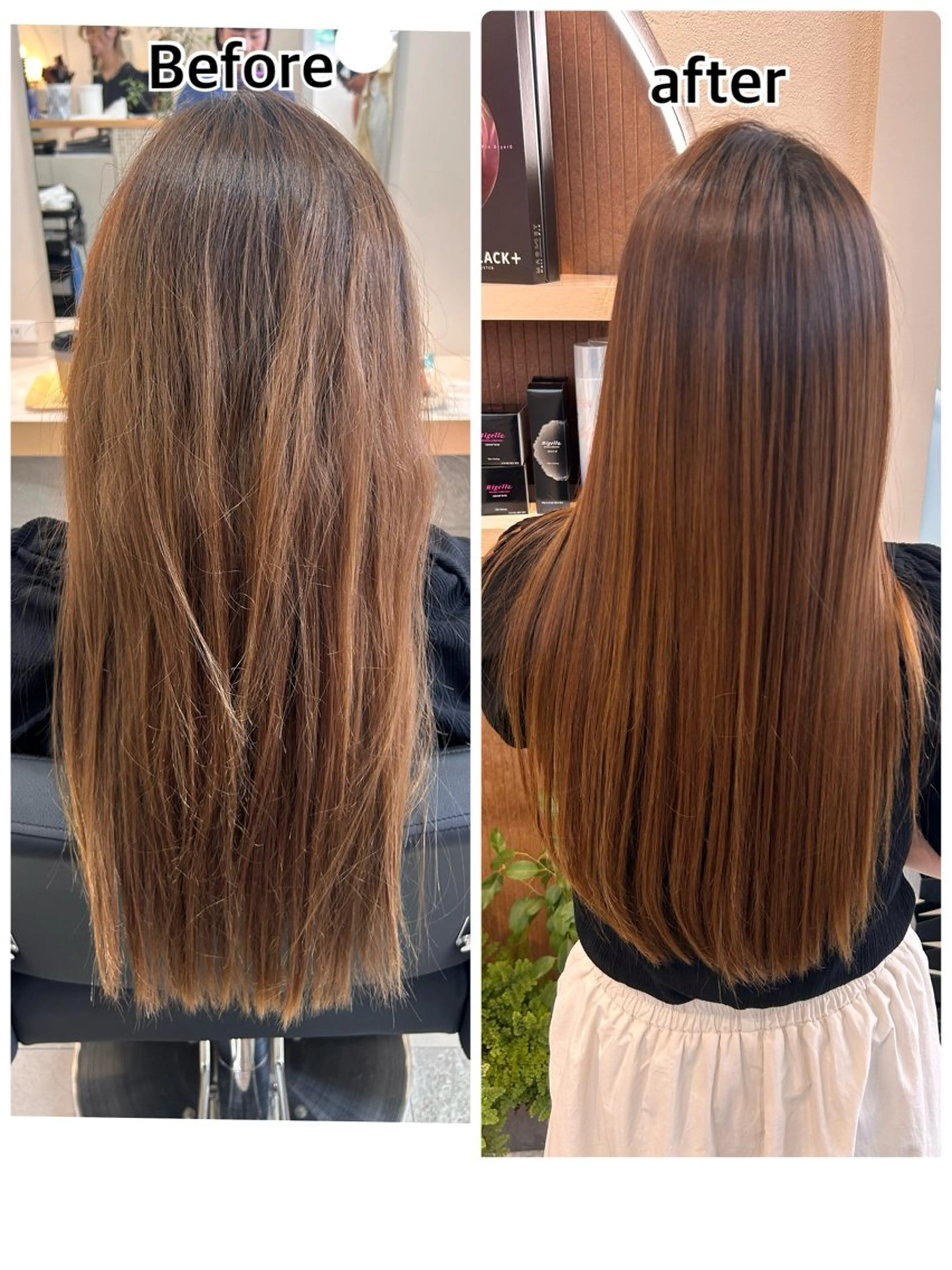 ロング 髪質改善 縮毛矯正 カット 縮毛矯正 roan宗像店 Megumiのヘアスタイル