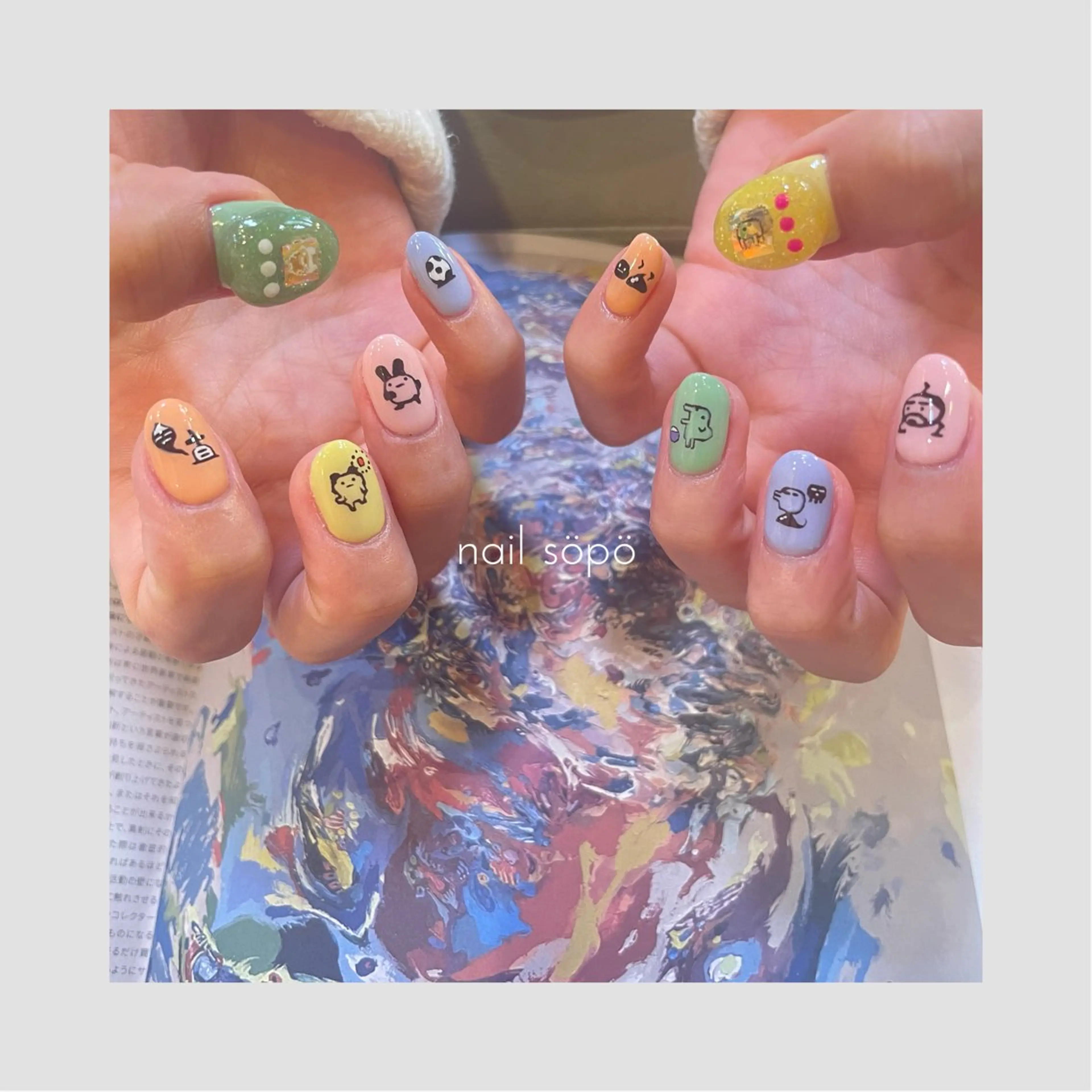 ネイル 自由が丘✳︎奥沢 nail söpöのネイルデザイン
