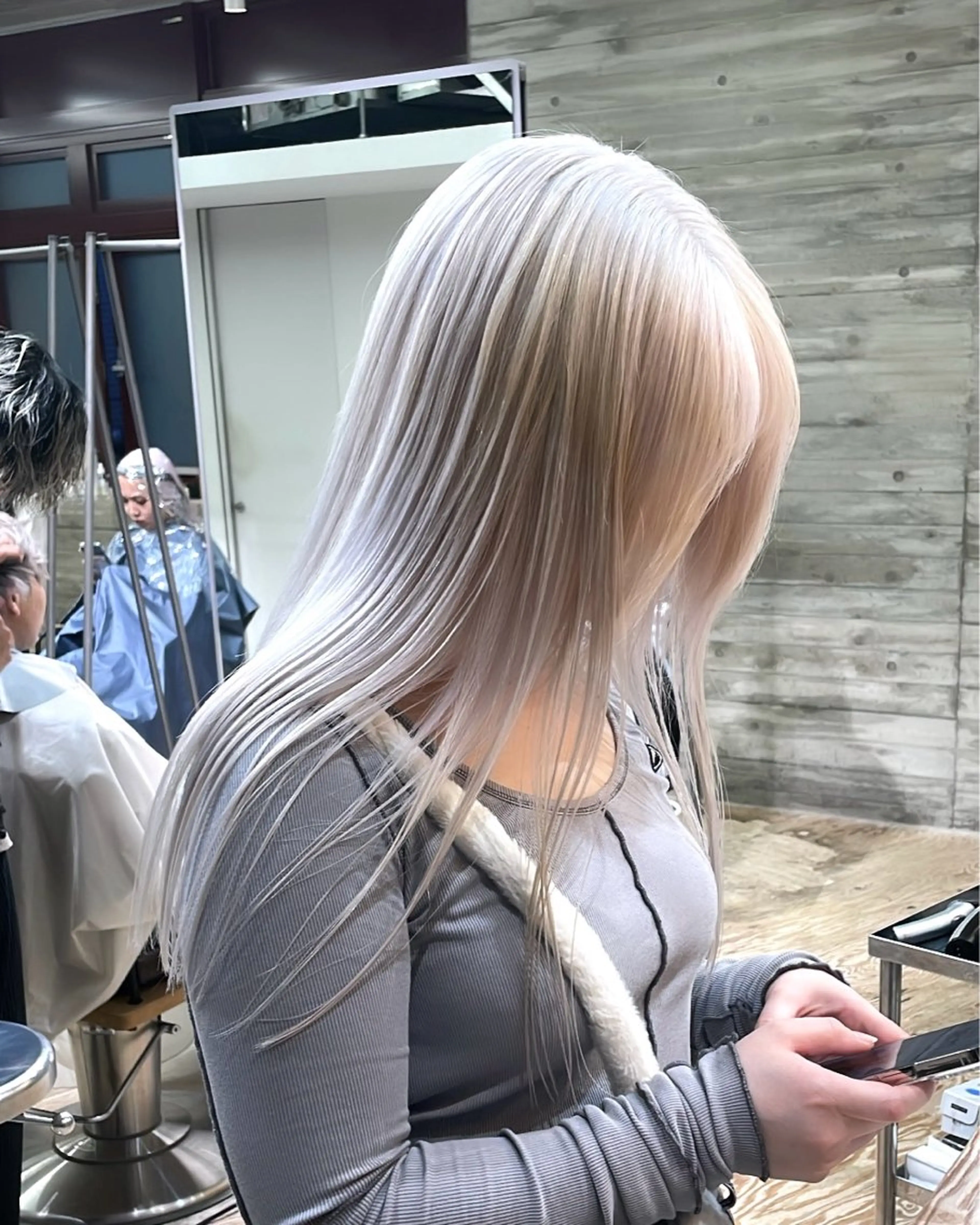 ロング カラー カット ヘアカラー トリートメント 色落ち綺麗透明感カラ /ボブ/ナカツヒカルのヘアスタイル