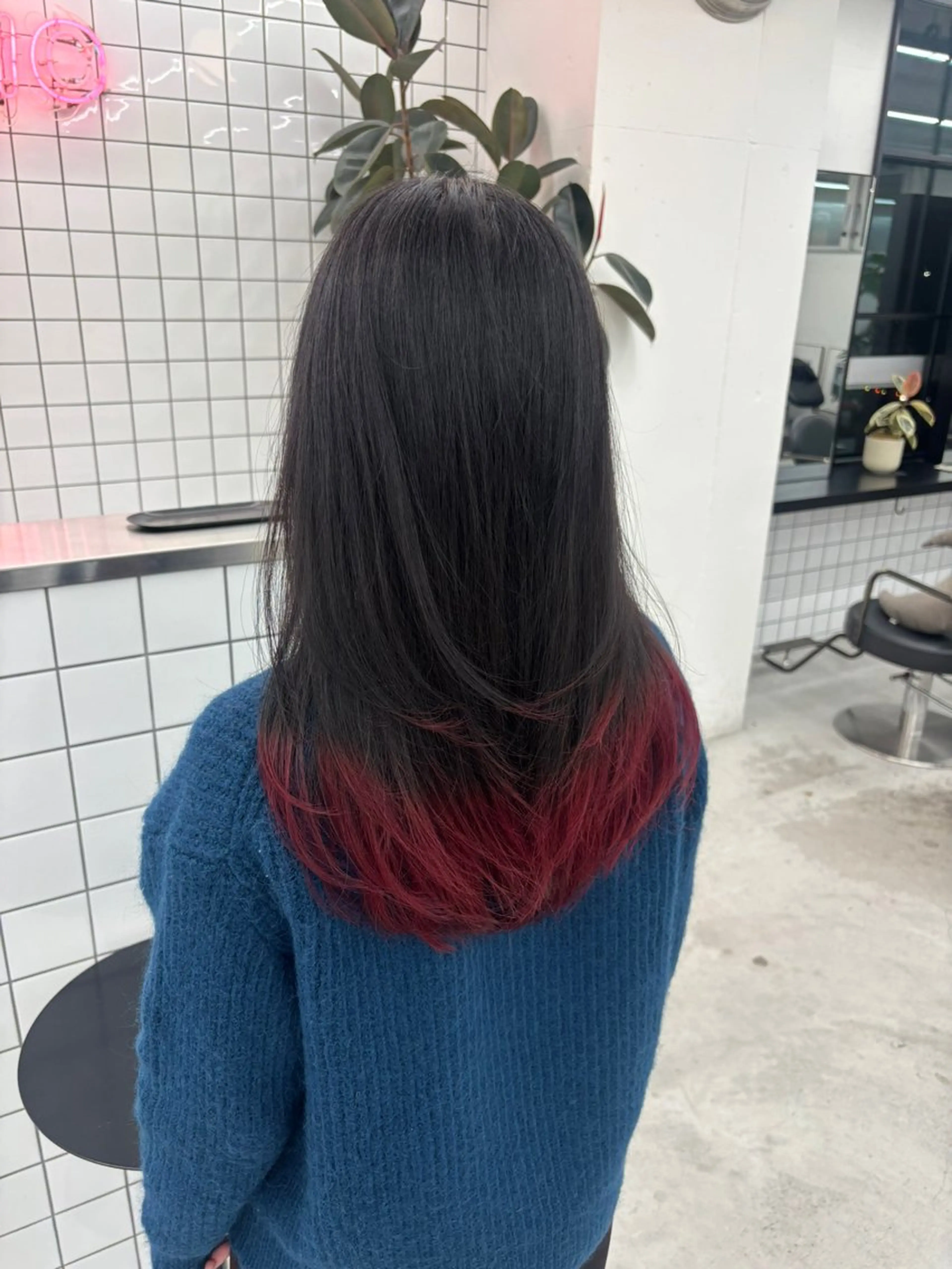 セミロング カラー ヘアアレンジ カット ヘアカラー 夕羽夢🍓矢場/ JILLSTUDIOのヘアスタイル