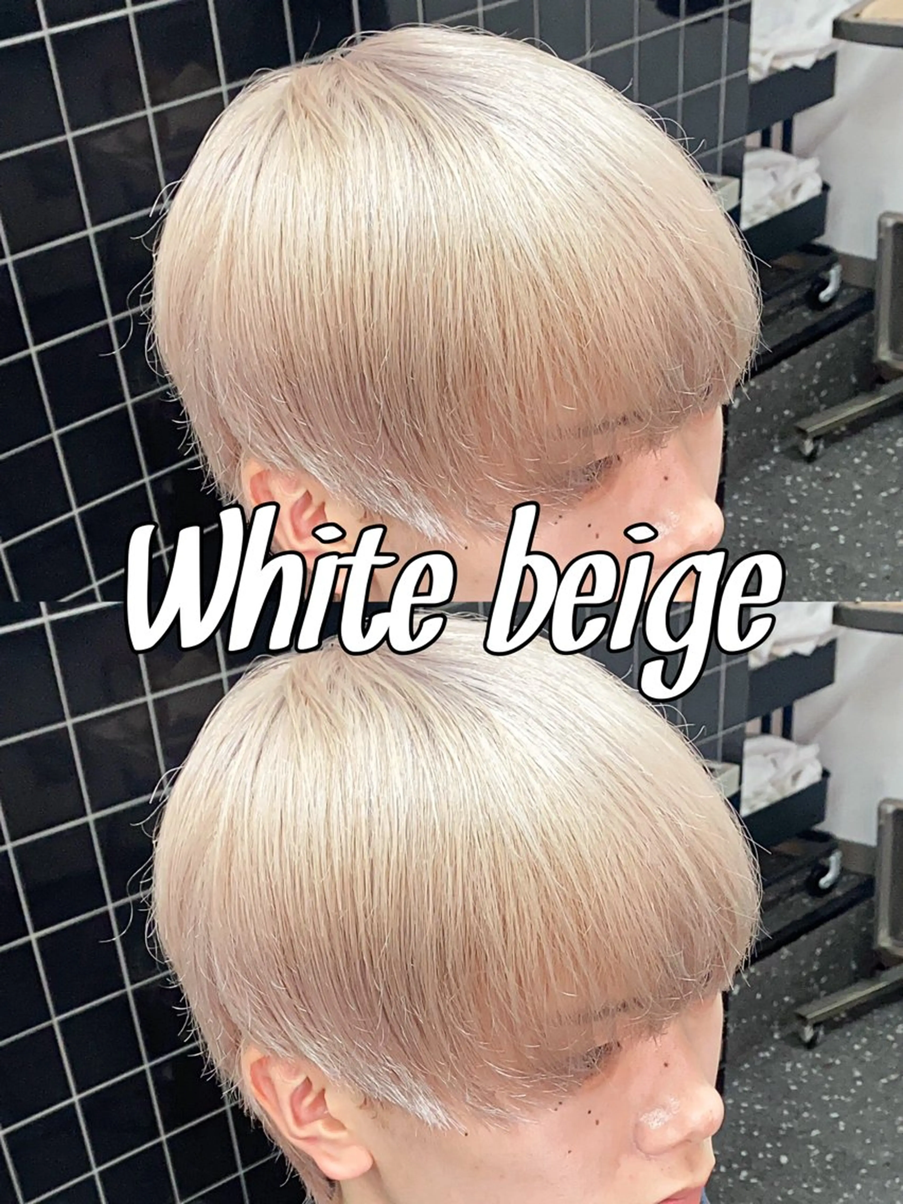 カラー パーマ/ダブルカラー ブリーチ⭐️海斗のヘアスタイル