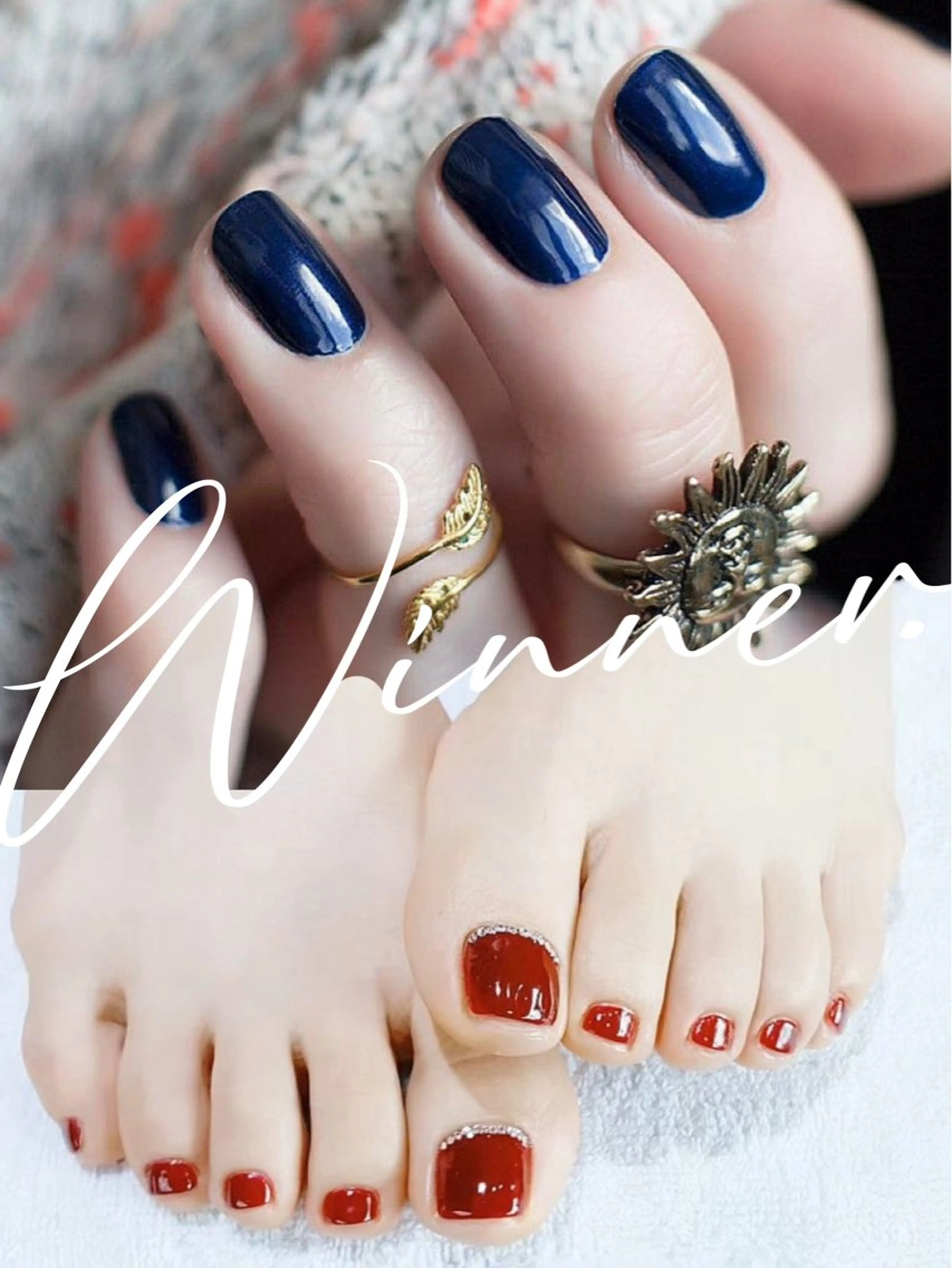 ネイル ハンドネイル フットネイル ハンドケア AngelChris ビューティーサロンのネイルデザイン