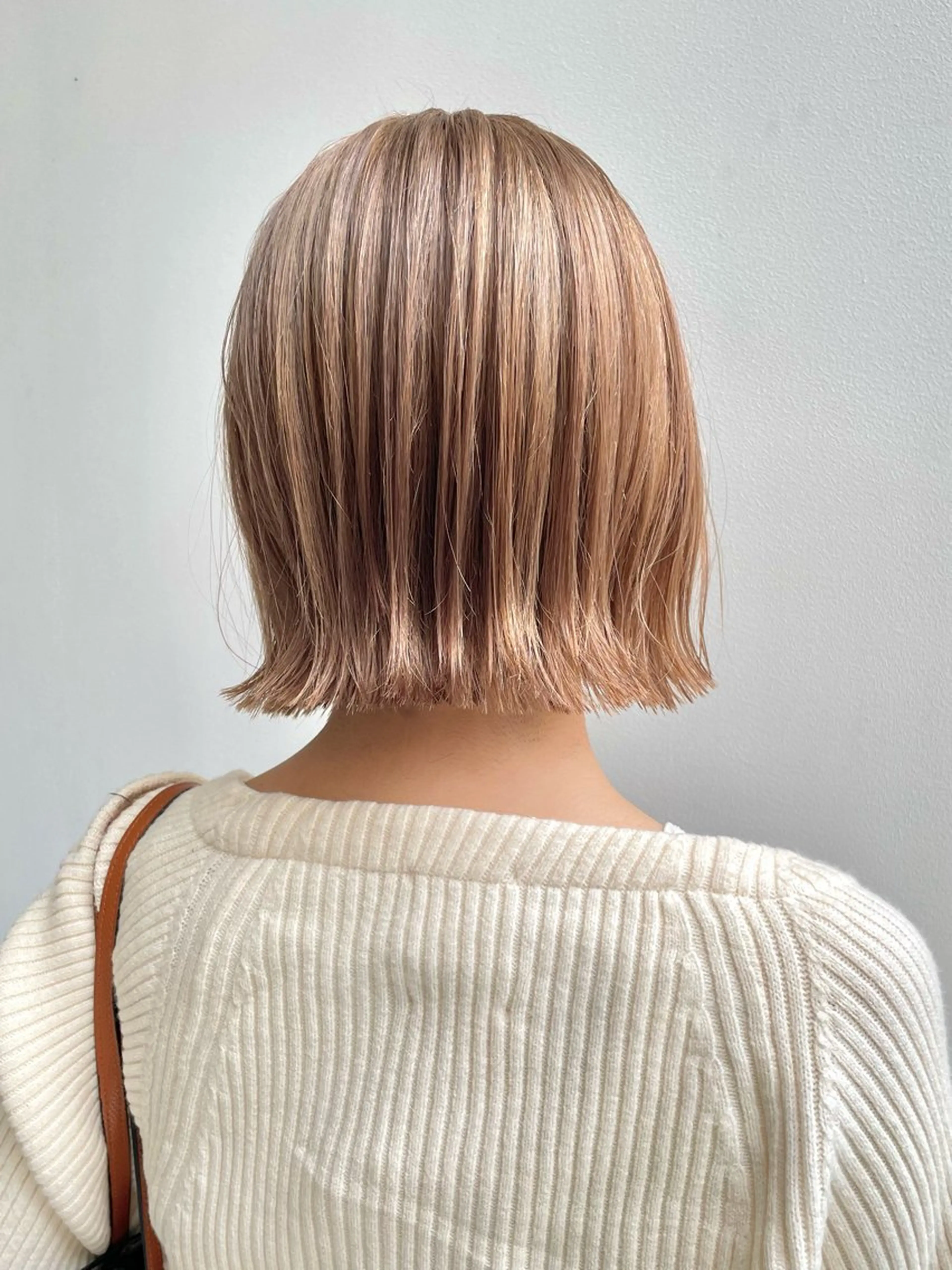 ショート 切りっぱなしボブ ボブ ボブ/ショート/ 縮毛矯正/岸本恭明のヘアスタイル