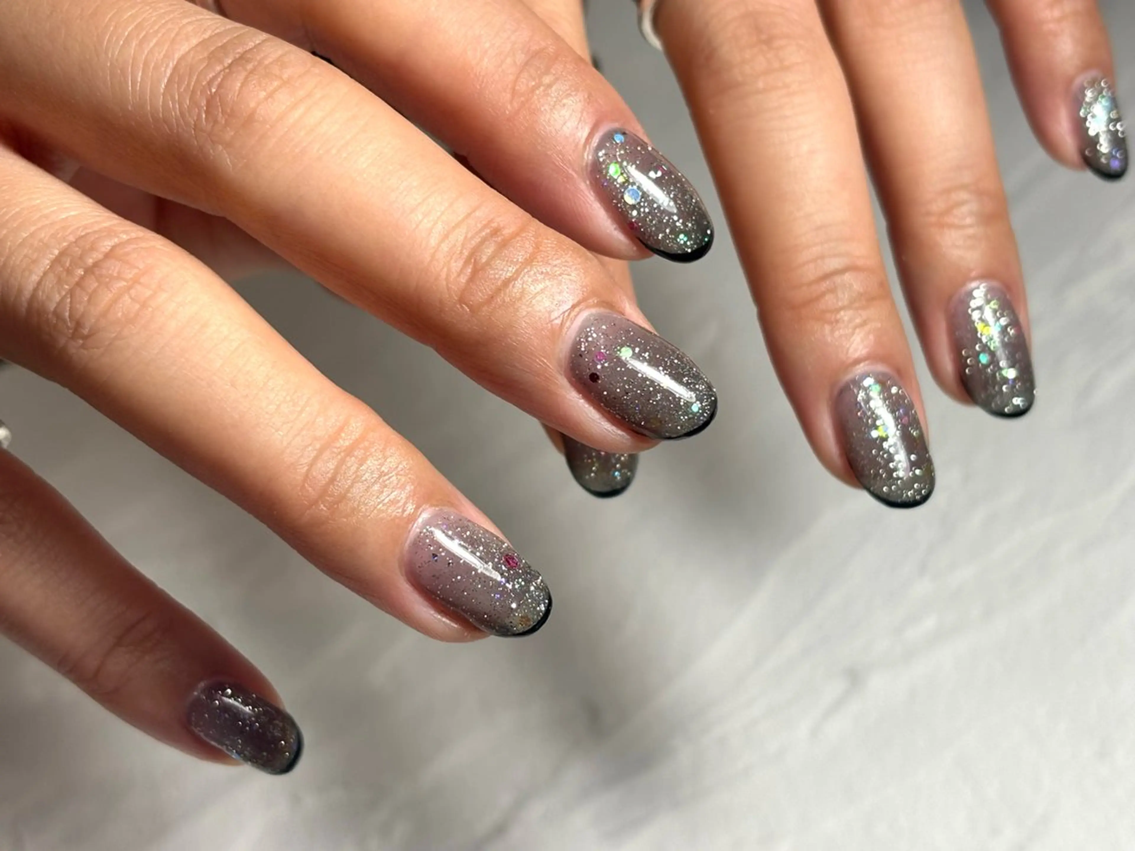 ネイル フラッシュネイル キラキラネイル ハンドネイル Elio 国泰寺のネイルデザイン