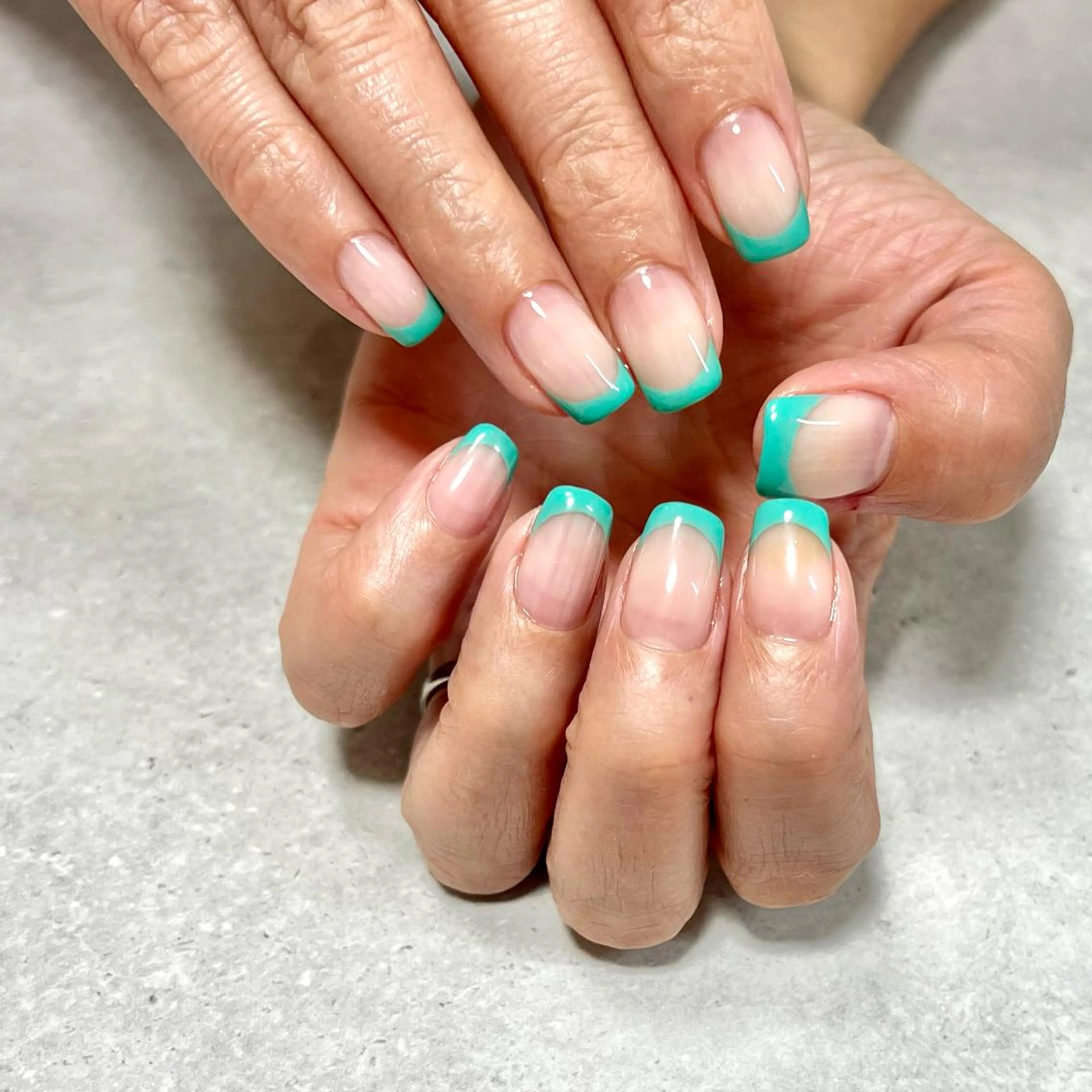 ネイル フレンチネイル シンプルネイル ステラ marikominoのネイルデザイン