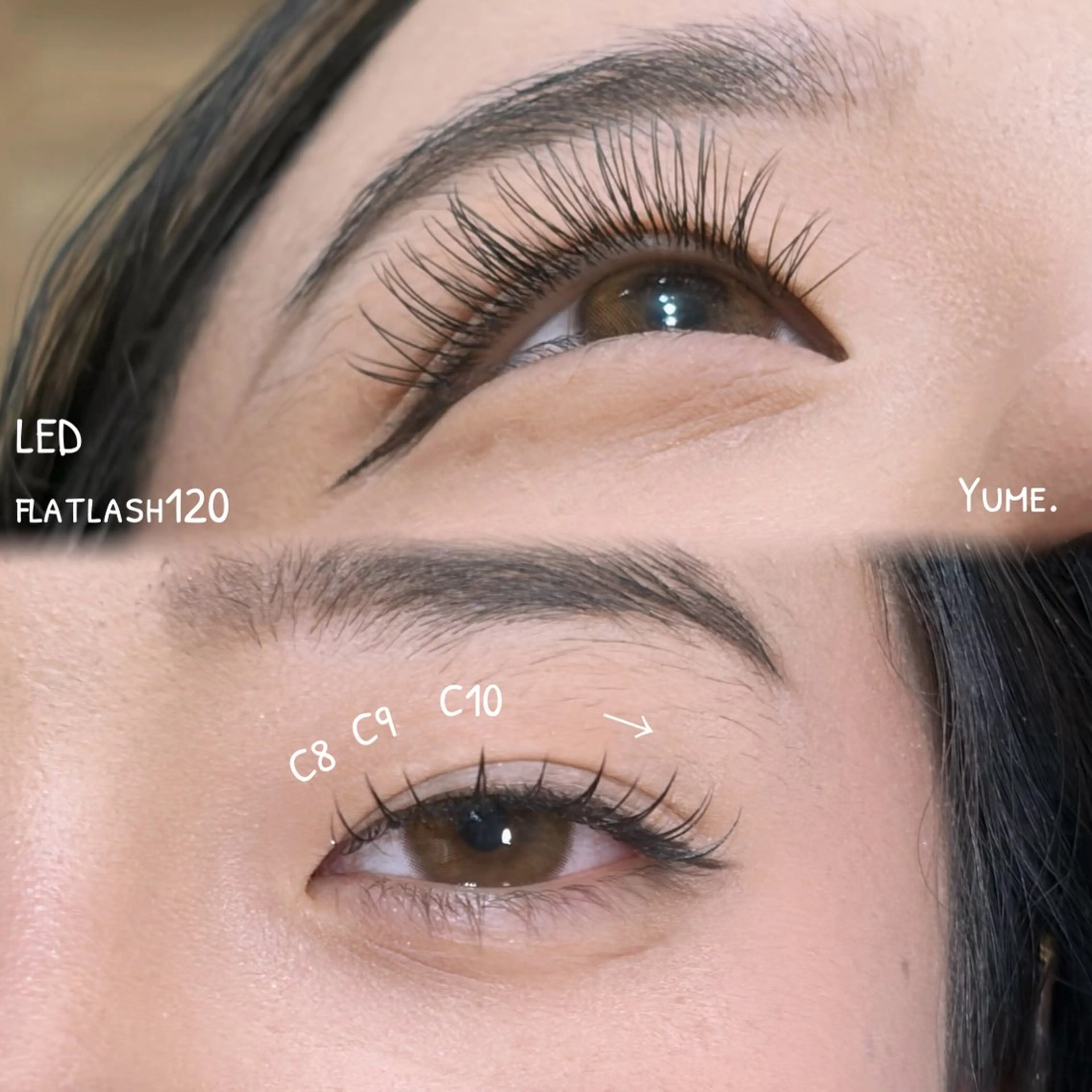 マツエク・マツパ ナチュラル マツエク 相川 優芽のマツエク・マツパデザイン