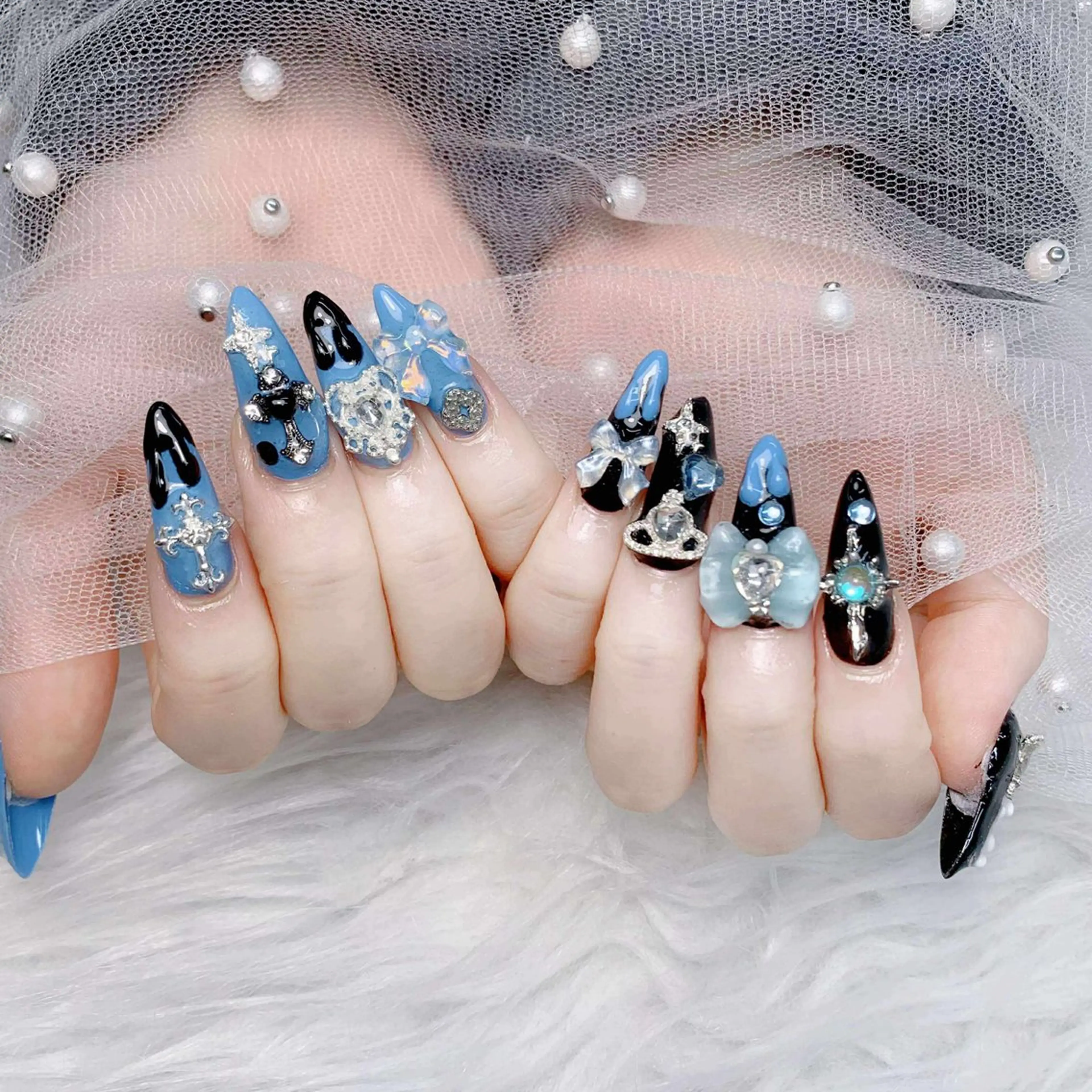 ネイル アートネイル ジェルネイル キラキラネイル 持ち込み シンプルネイル Nova Nail Salonのネイルデザイン