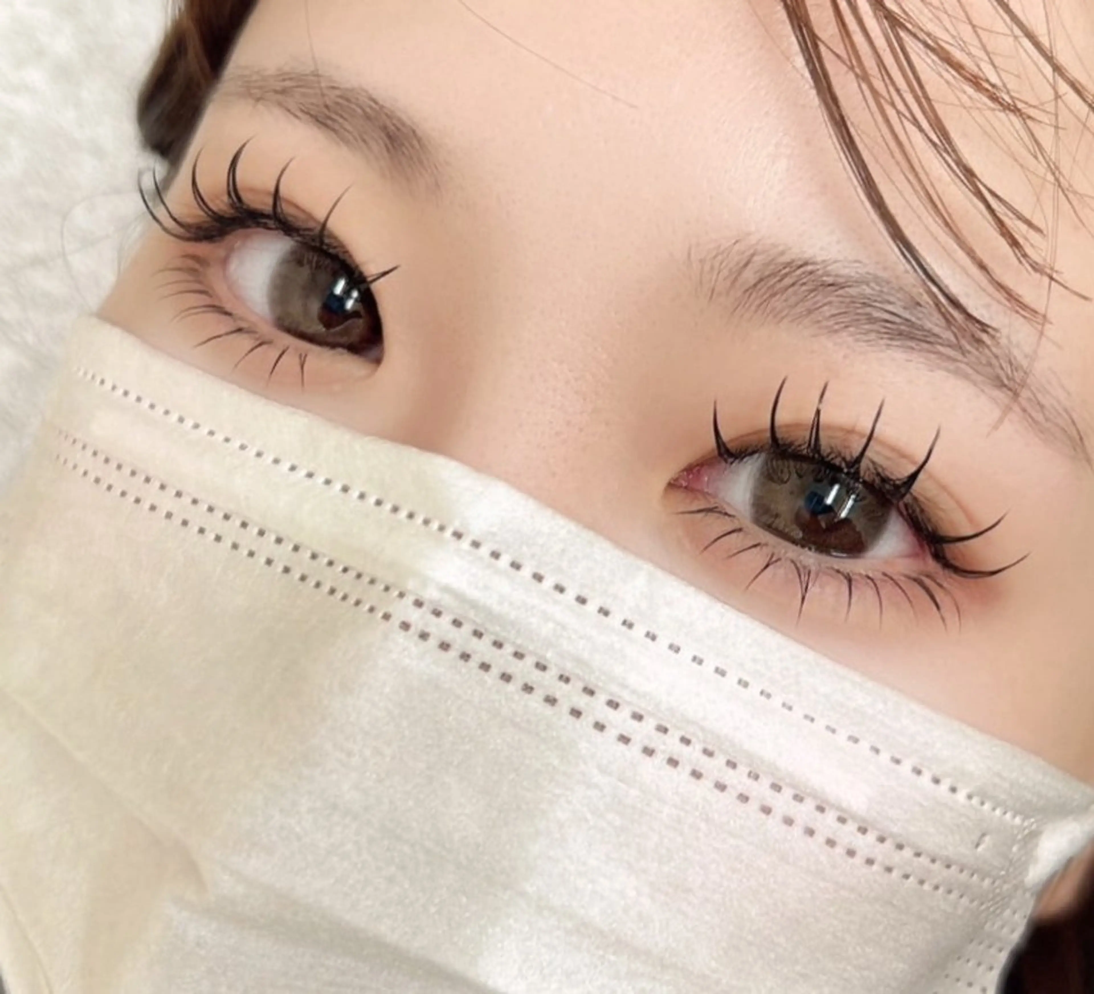 マツエク(フラットマットラッシュ)下40本の写真