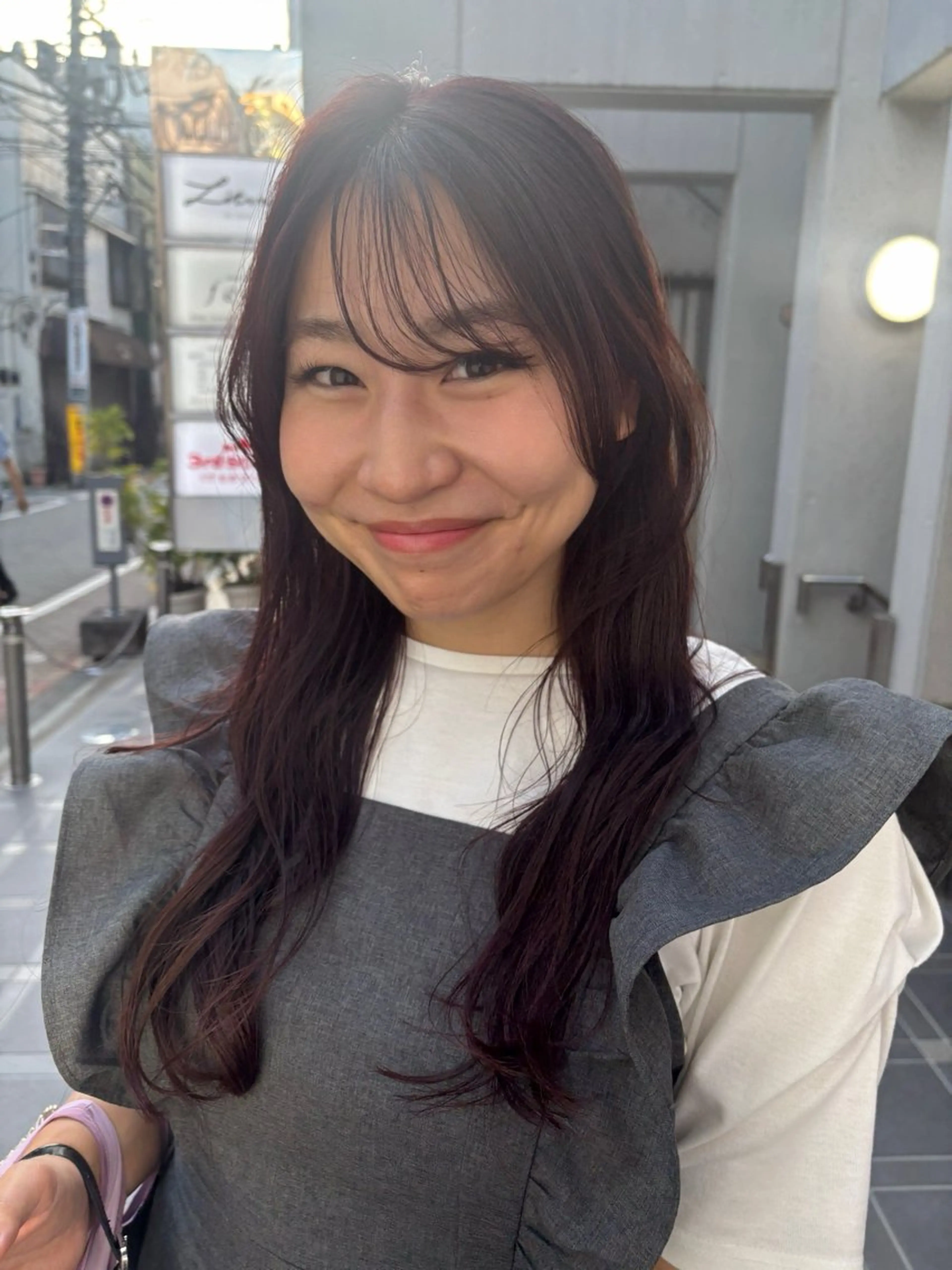 ロング カラー 池田理紗/ bob/メンズカットのヘアスタイル