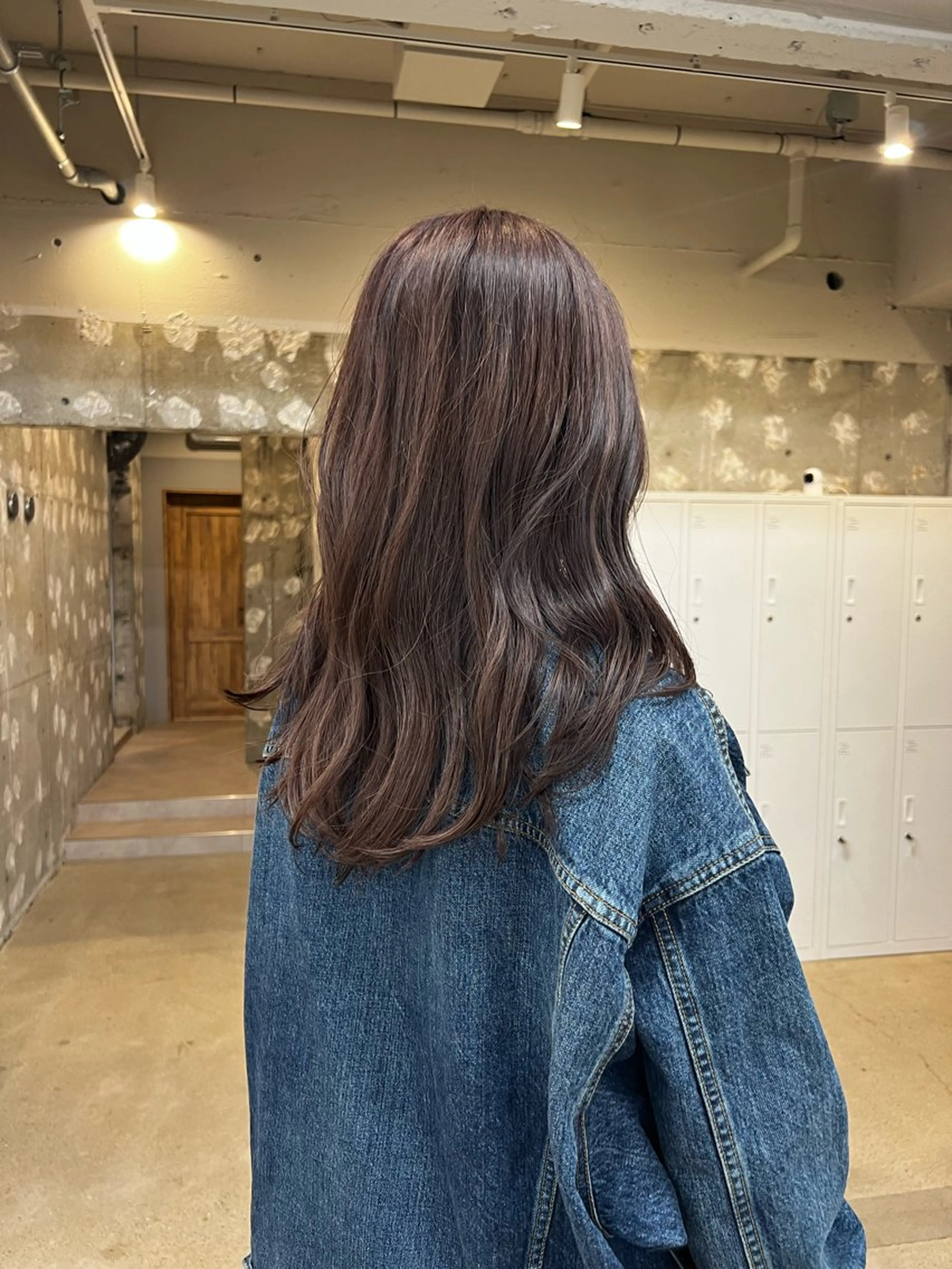 ロング カラー ブラウンカラー チョコレートブラウン カット ヘアカラー fit /HONOKAのヘアスタイル