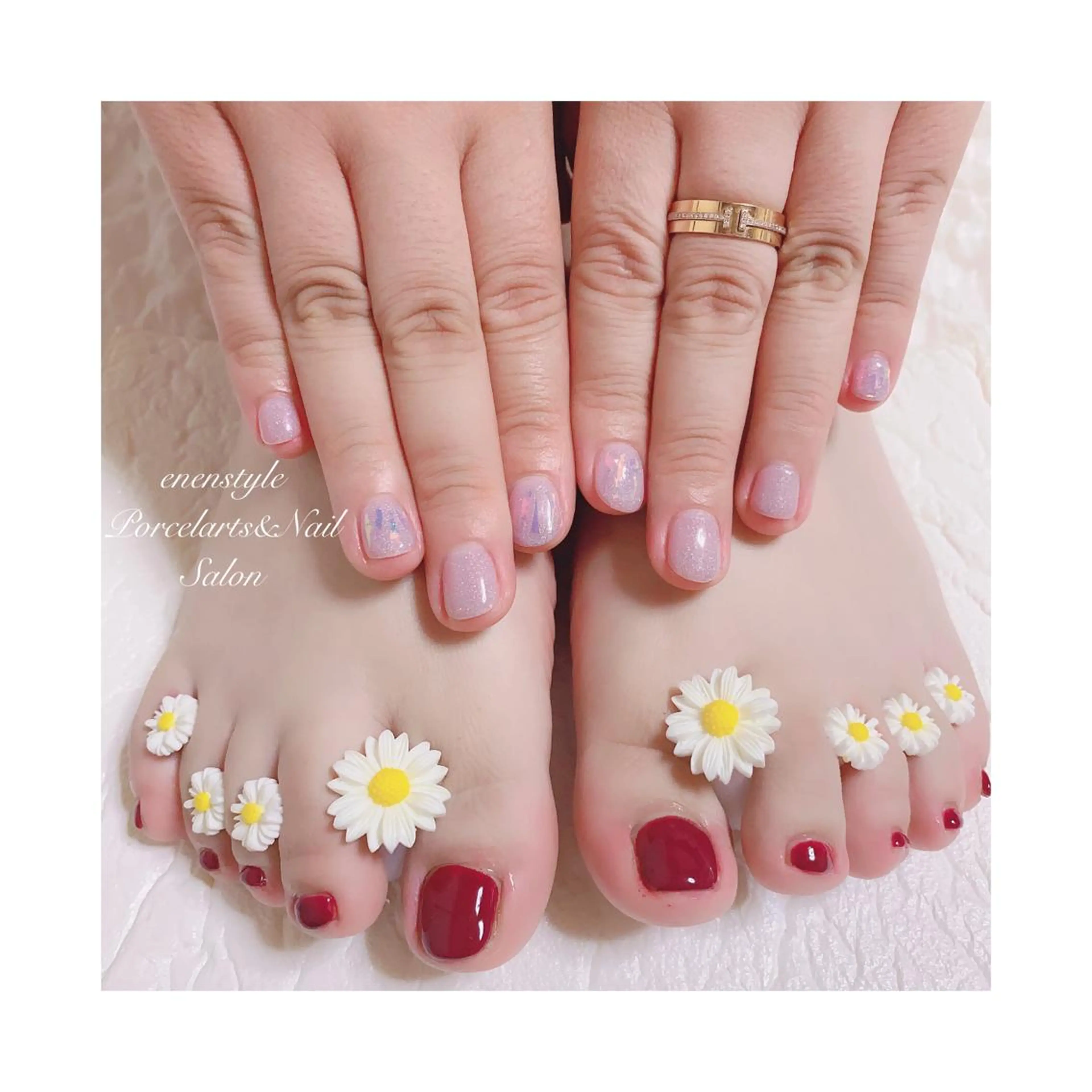 ミディアム ネイル ジェルネイル ニュアンスネイル オフィスネイル ワンカラーネイル パラジェル 👑enen style👑のネイルデザイン