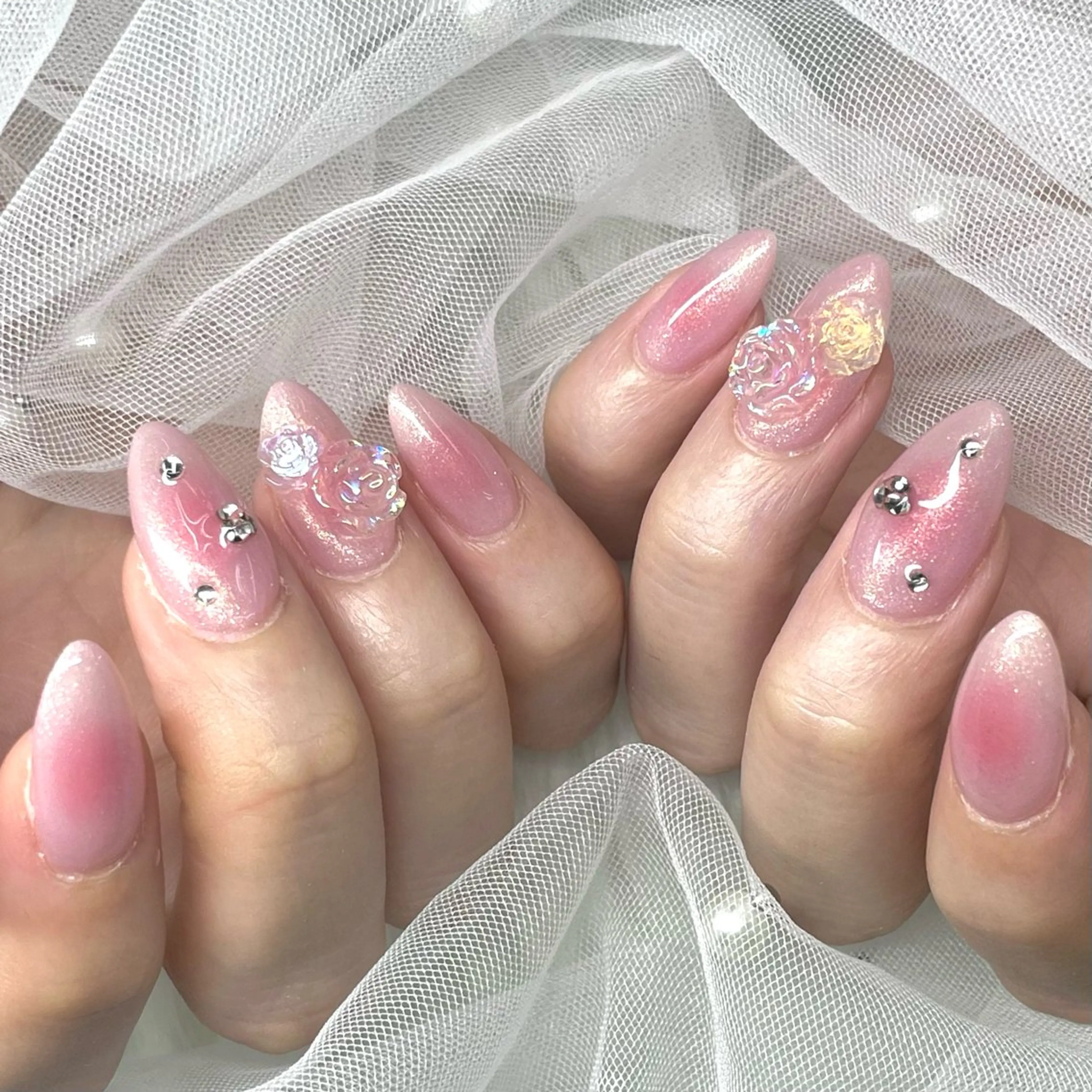 ネイル ワンホンネイル ♡tener♡ YURINEのネイルデザイン