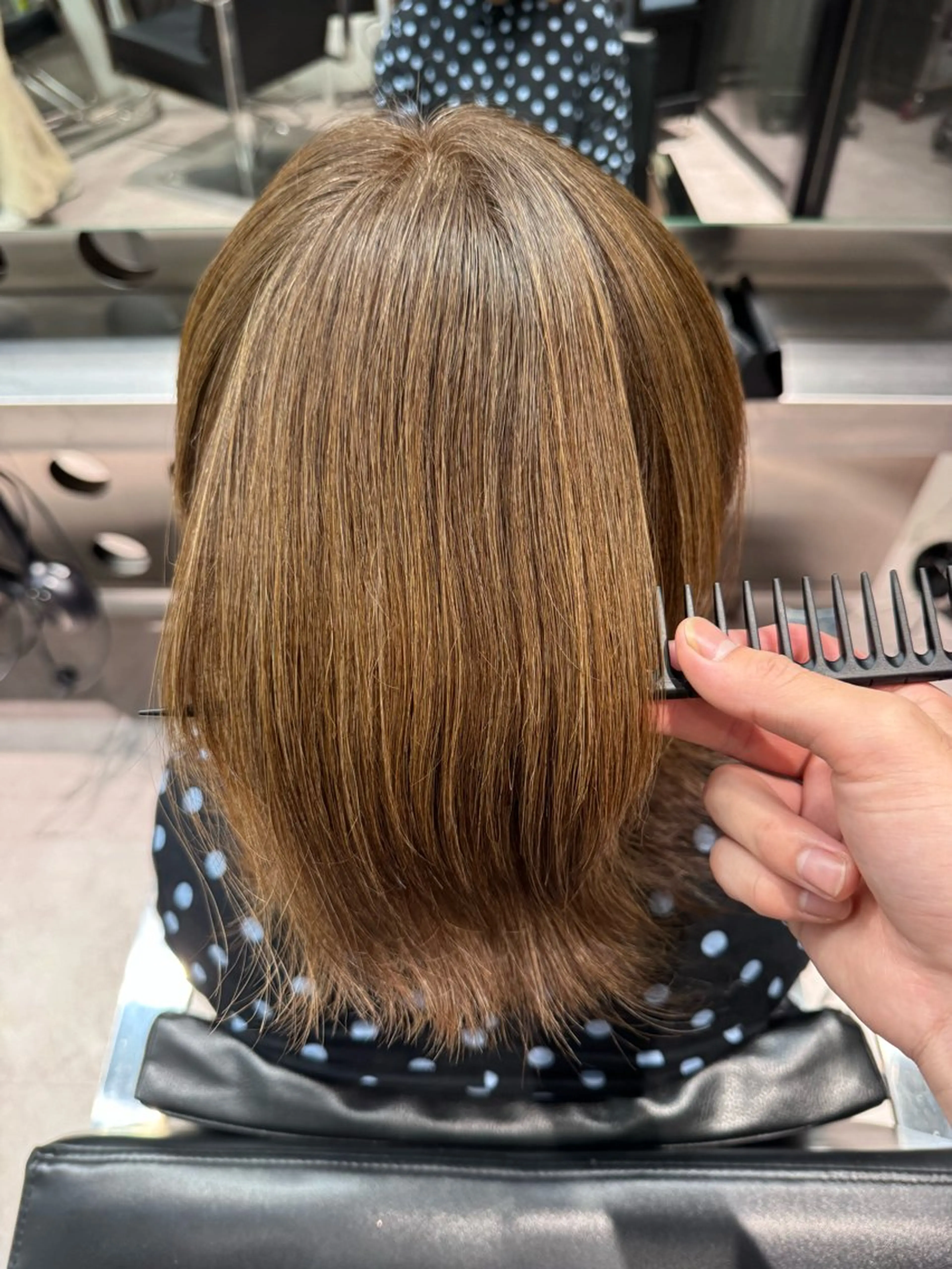 カラー ハイライトカラー ヘアカラー トリートメント 北村 岳久翔のヘアスタイル