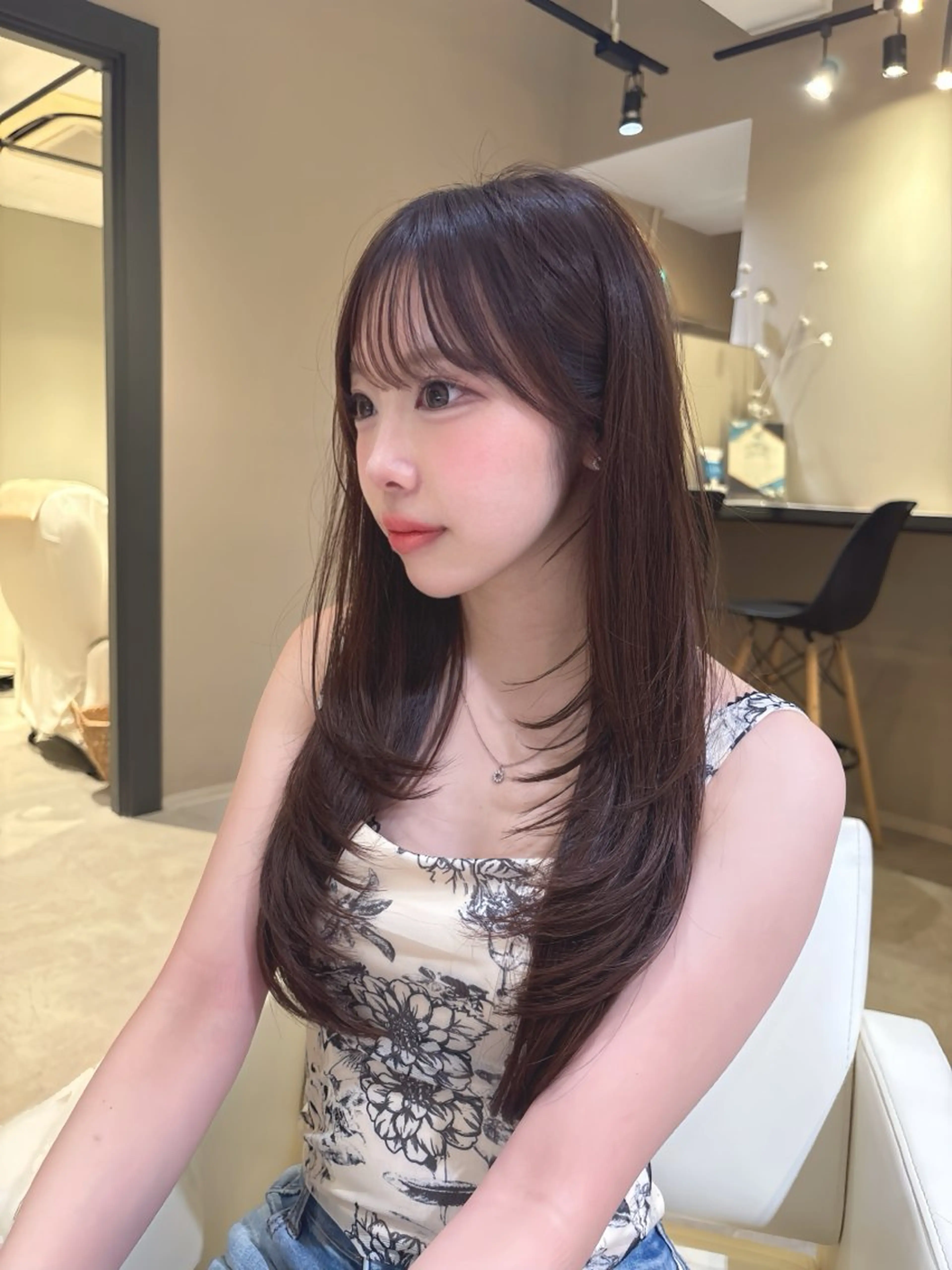 ໒꒱𝒍𝒂𝒚𝒆𝒓 𝒍𝒐𝒏𝒈 𝒄𝒖𝒕 ⚠️(胸下ロングの方限定)໒꒱· ﾟ+トリートメントの写真