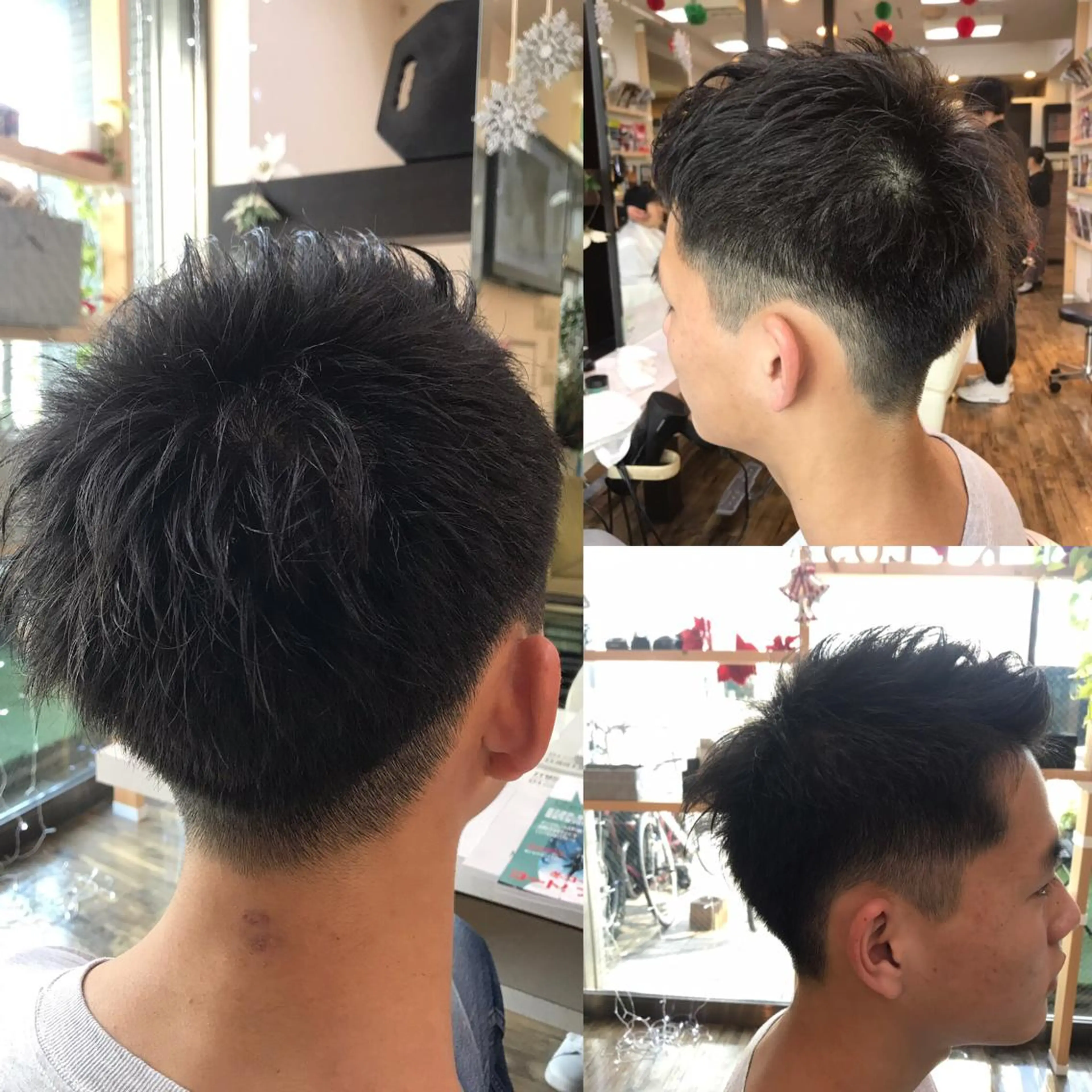 ショート メンズ 刈り上げ ショートヘア カット 赤羽、髪質改善サロン 吉野リョウスケのヘアスタイル