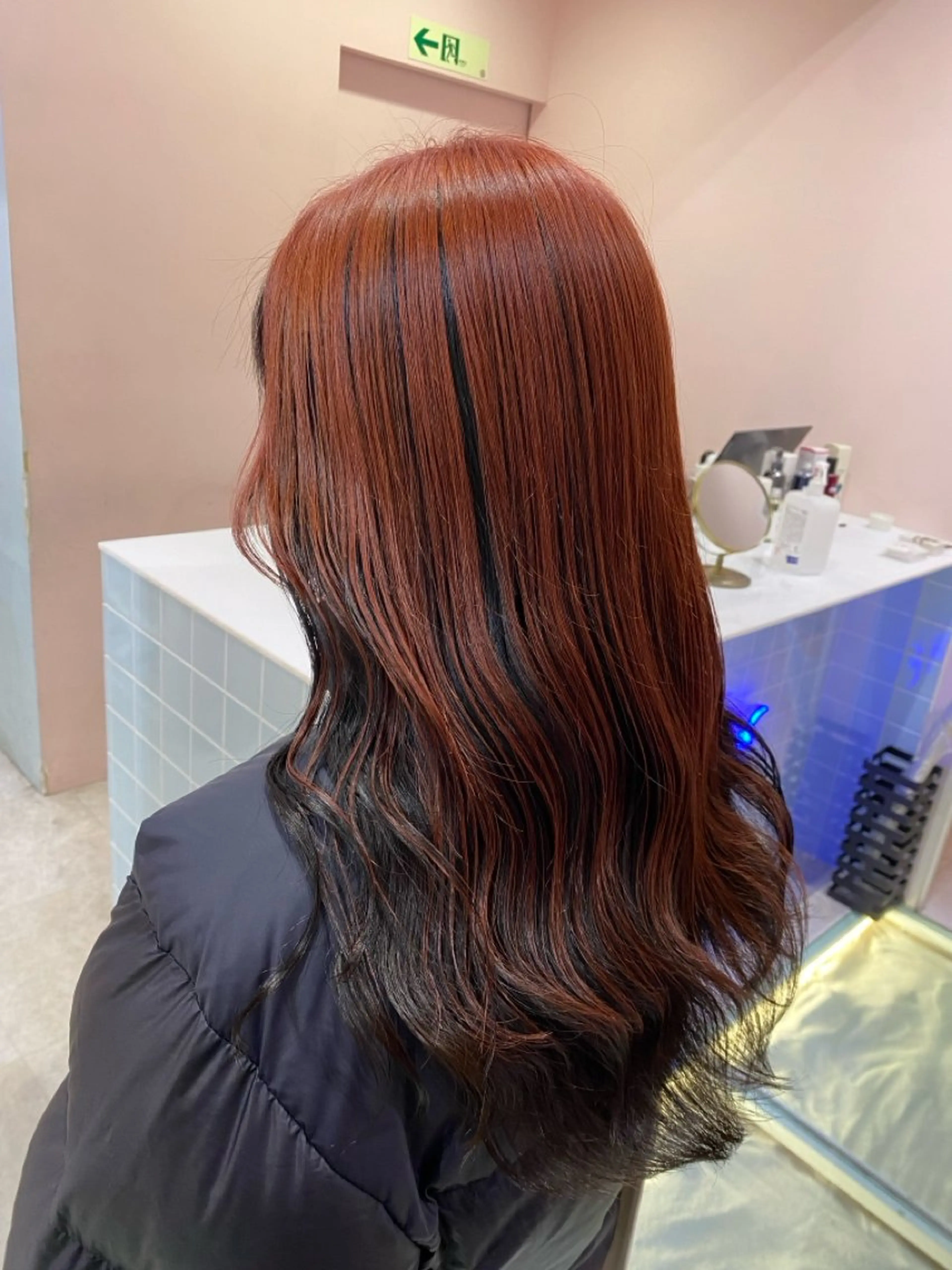 ロング 抜け感/ワンカラー/ 明大前/桑田のヘアスタイル