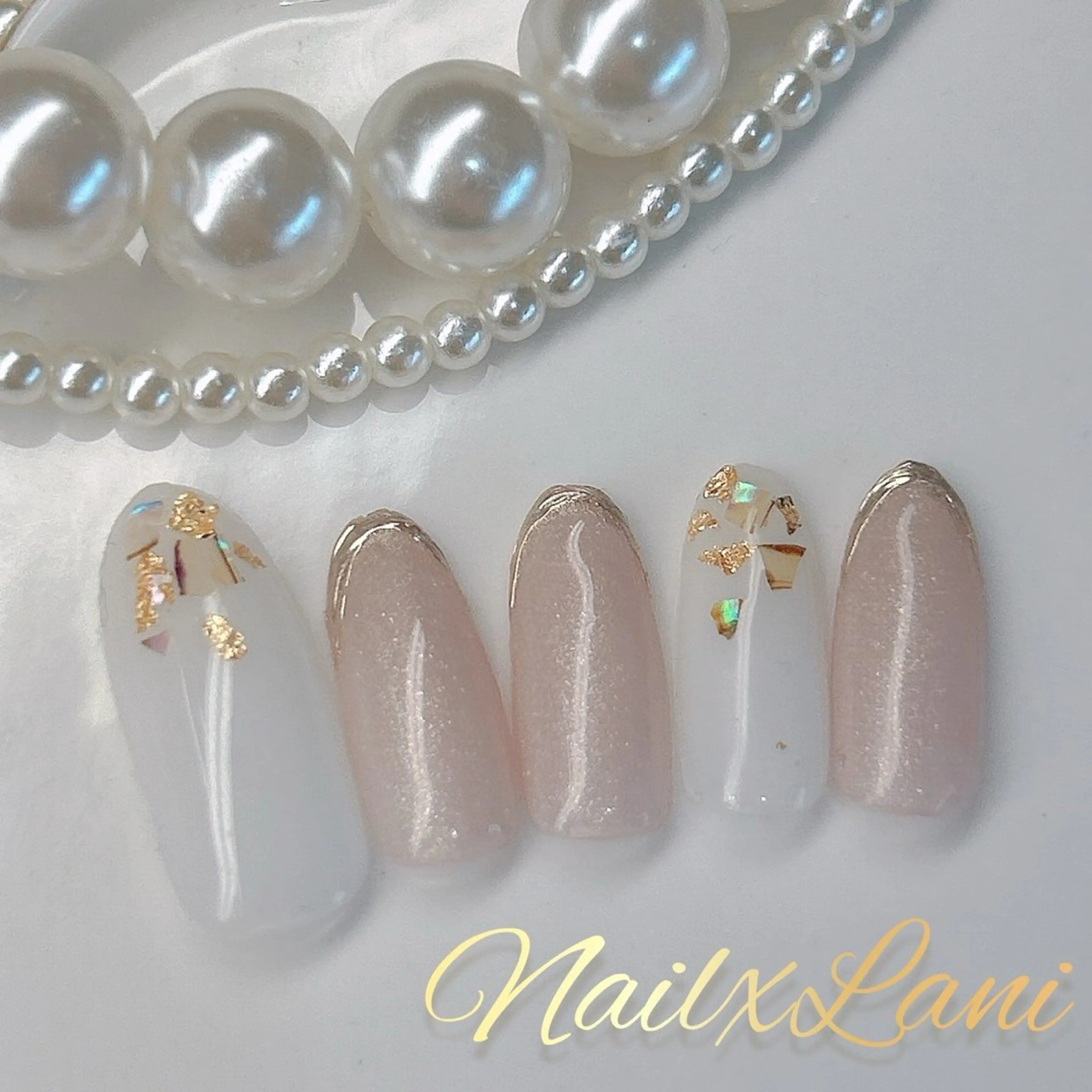 ネイル フットネイル ジェルネイル マグネットネイル パラジェル 松宮 理歩のネイルデザイン